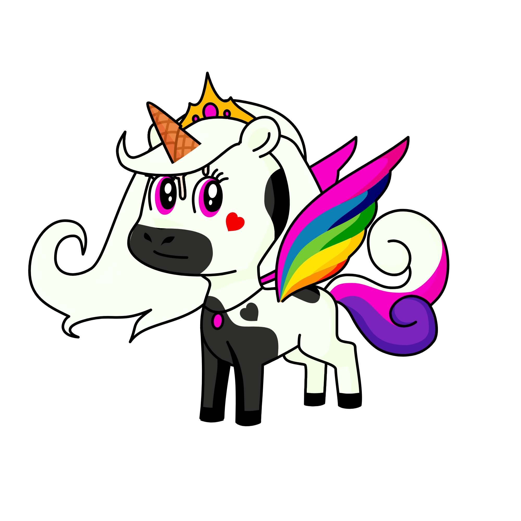 Cattle girl🐄, the unicorn