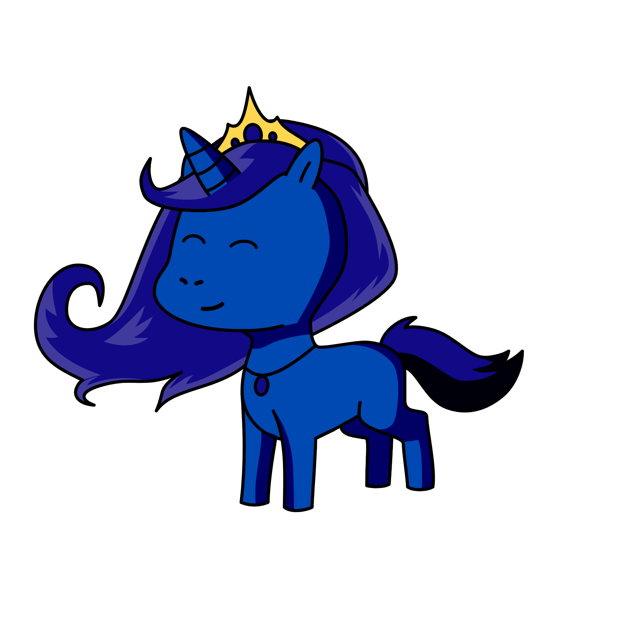 Luna, the unicorn
