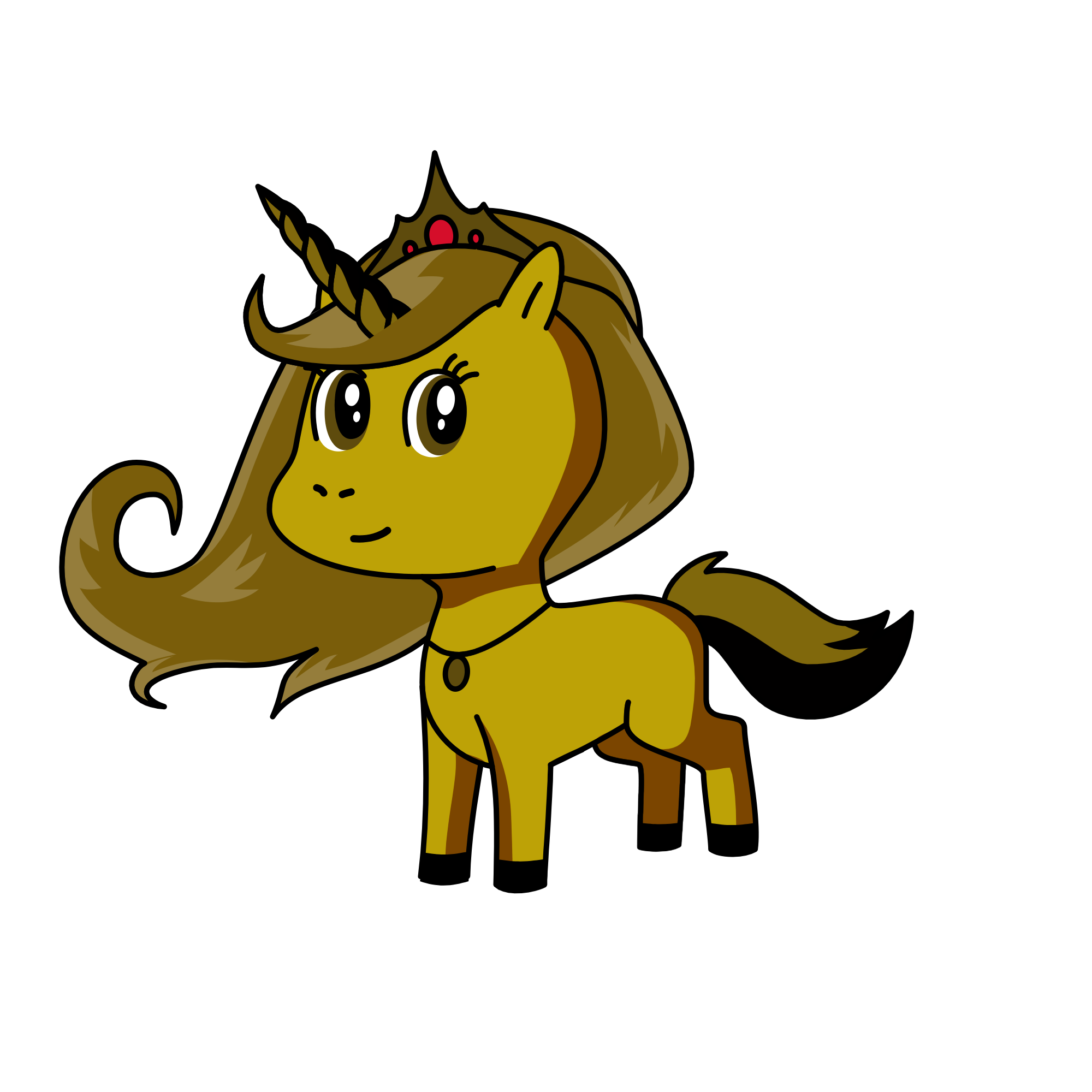 Goldie, the unicorn