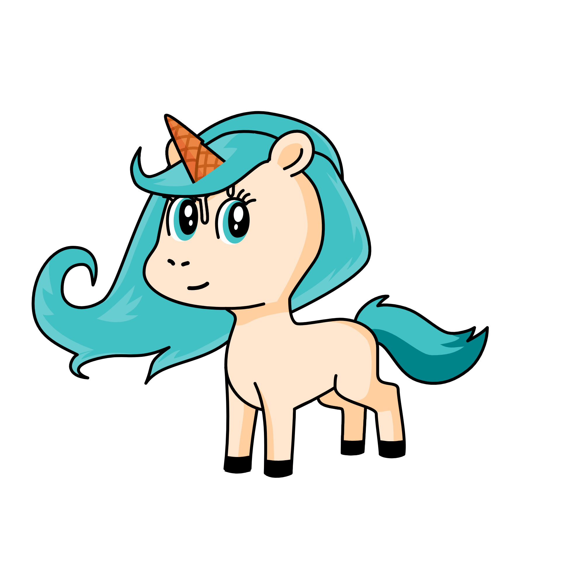 Winter, the unicorn