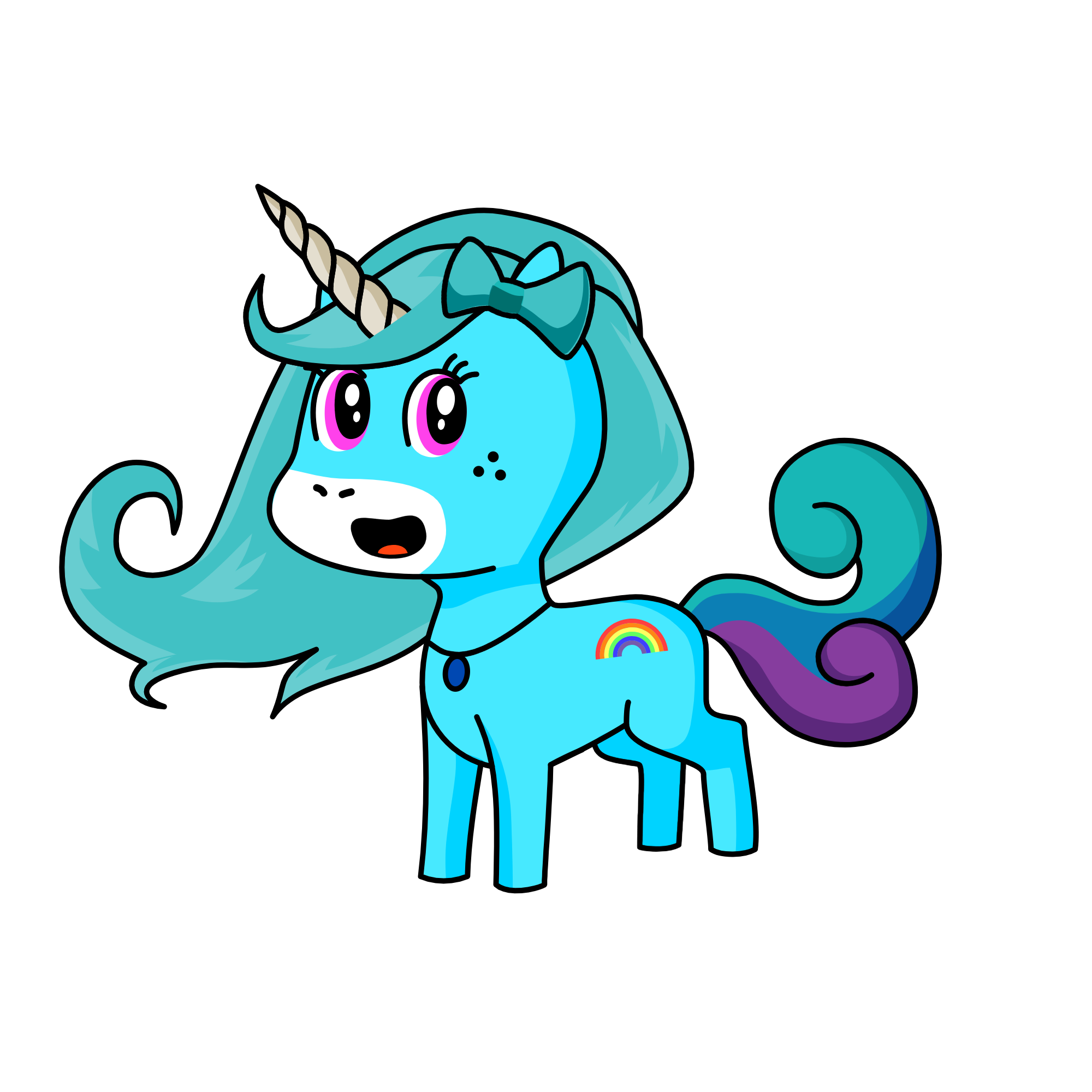 Princess sky ☁☀🦄👑, the unicorn