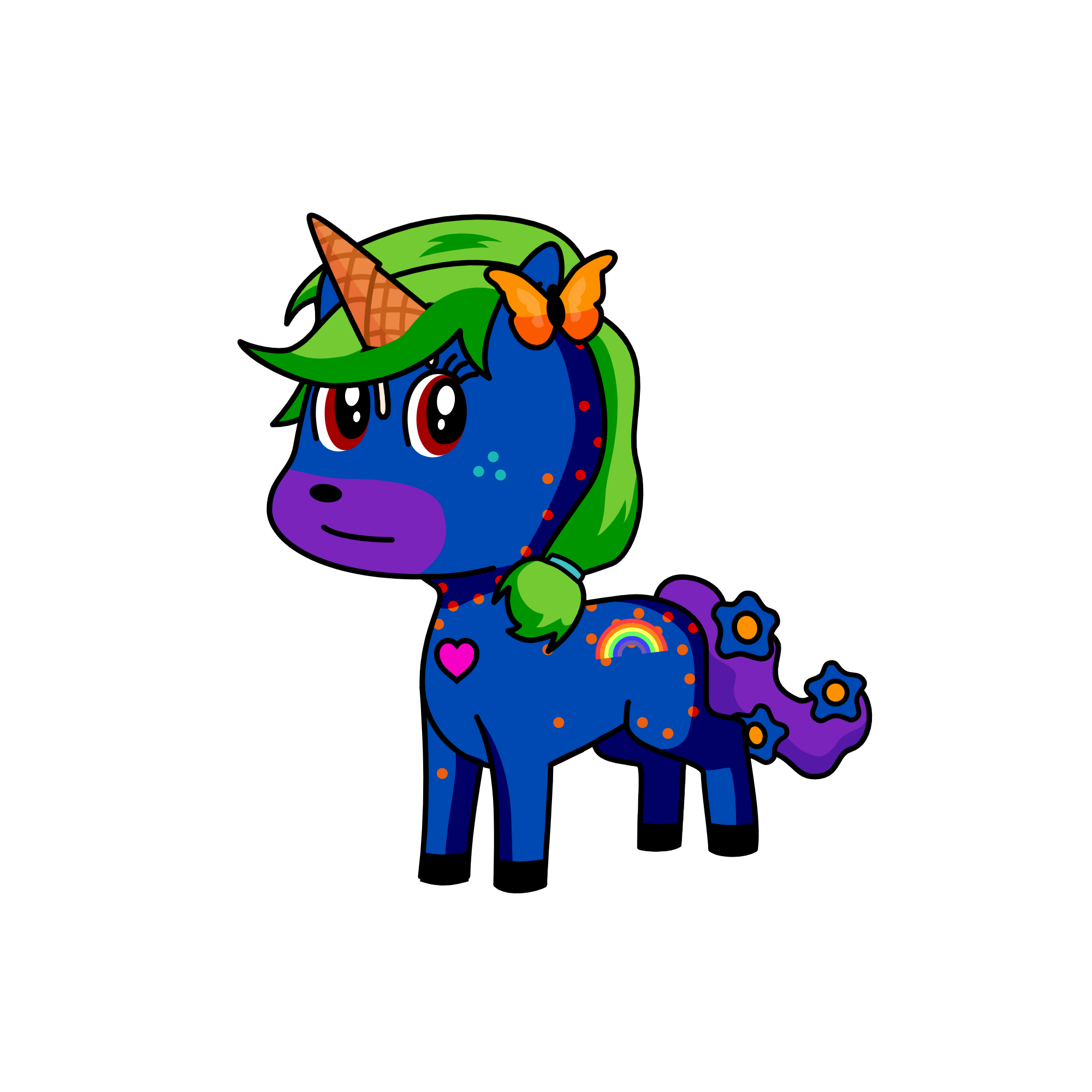 dot, the unicorn