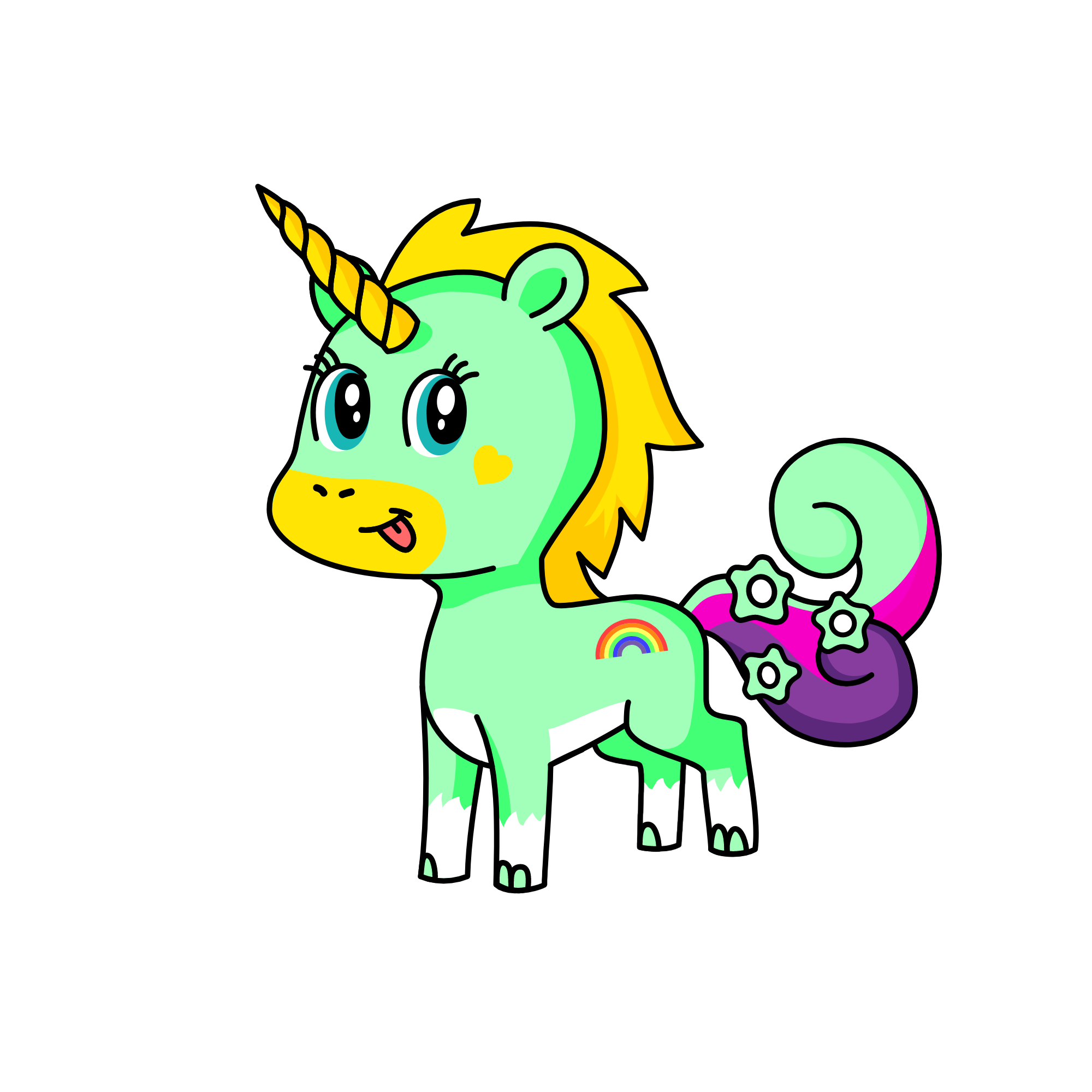 Lovely, the unicorn
