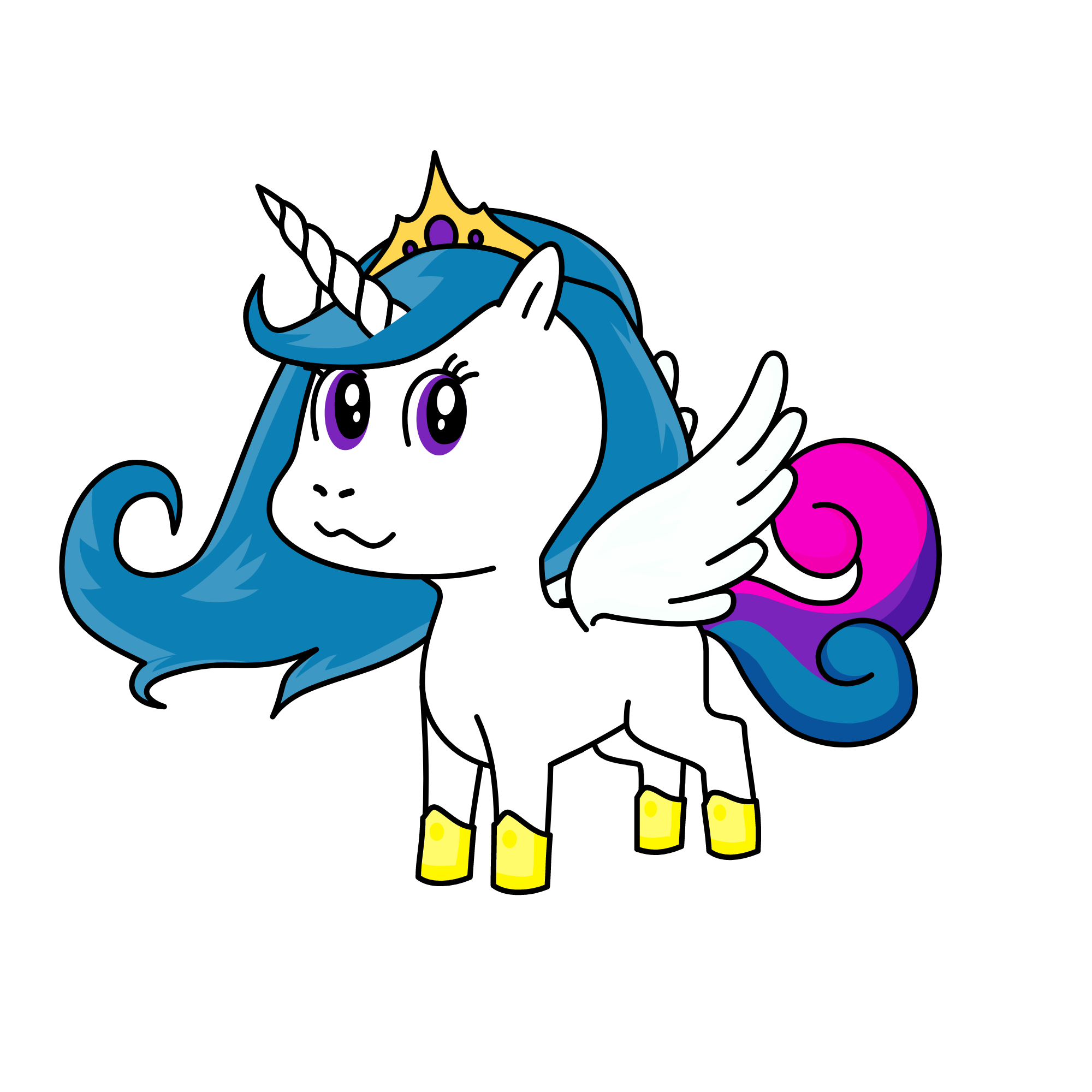 Queen Celestia, the unicorn