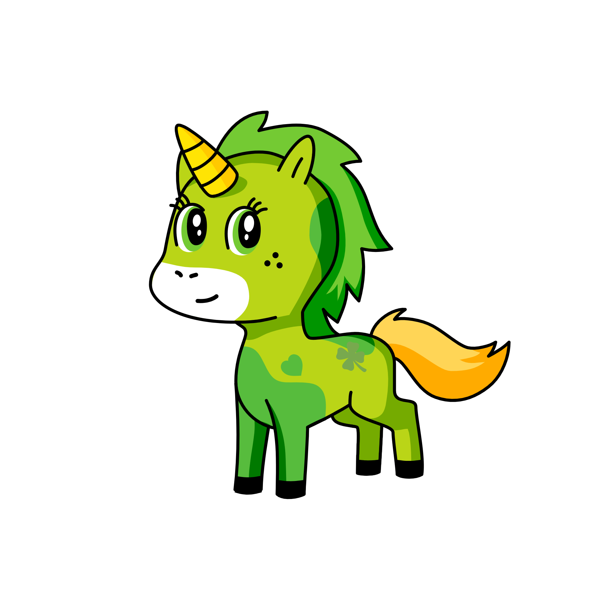 Lucky Charm, the unicorn
