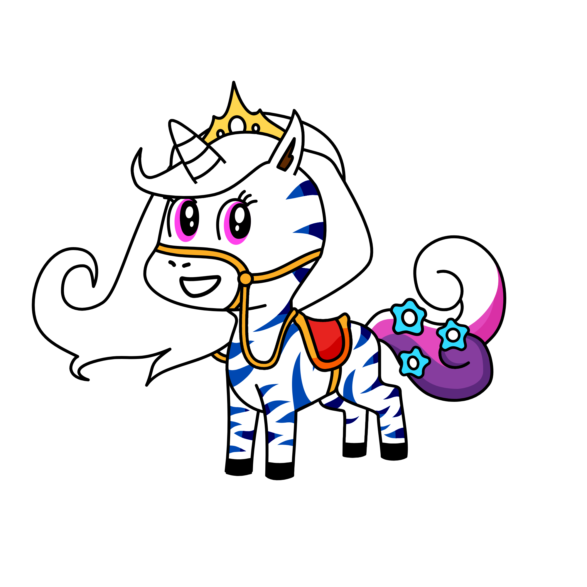 cloudy, the unicorn