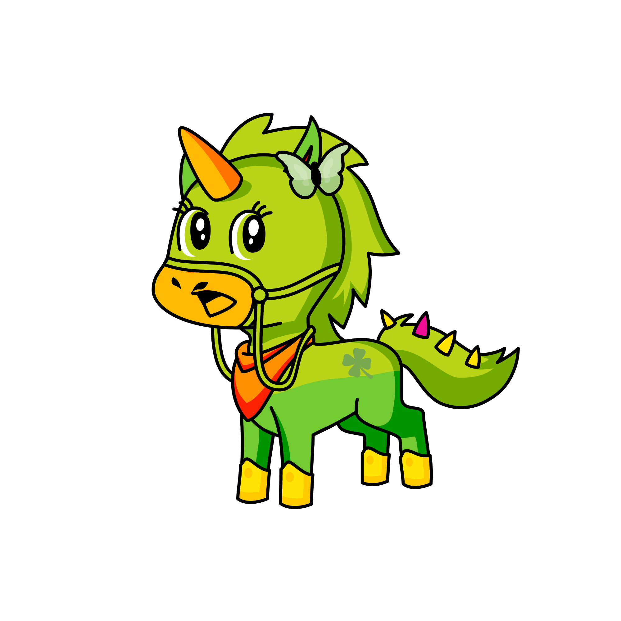 greeny, the unicorn