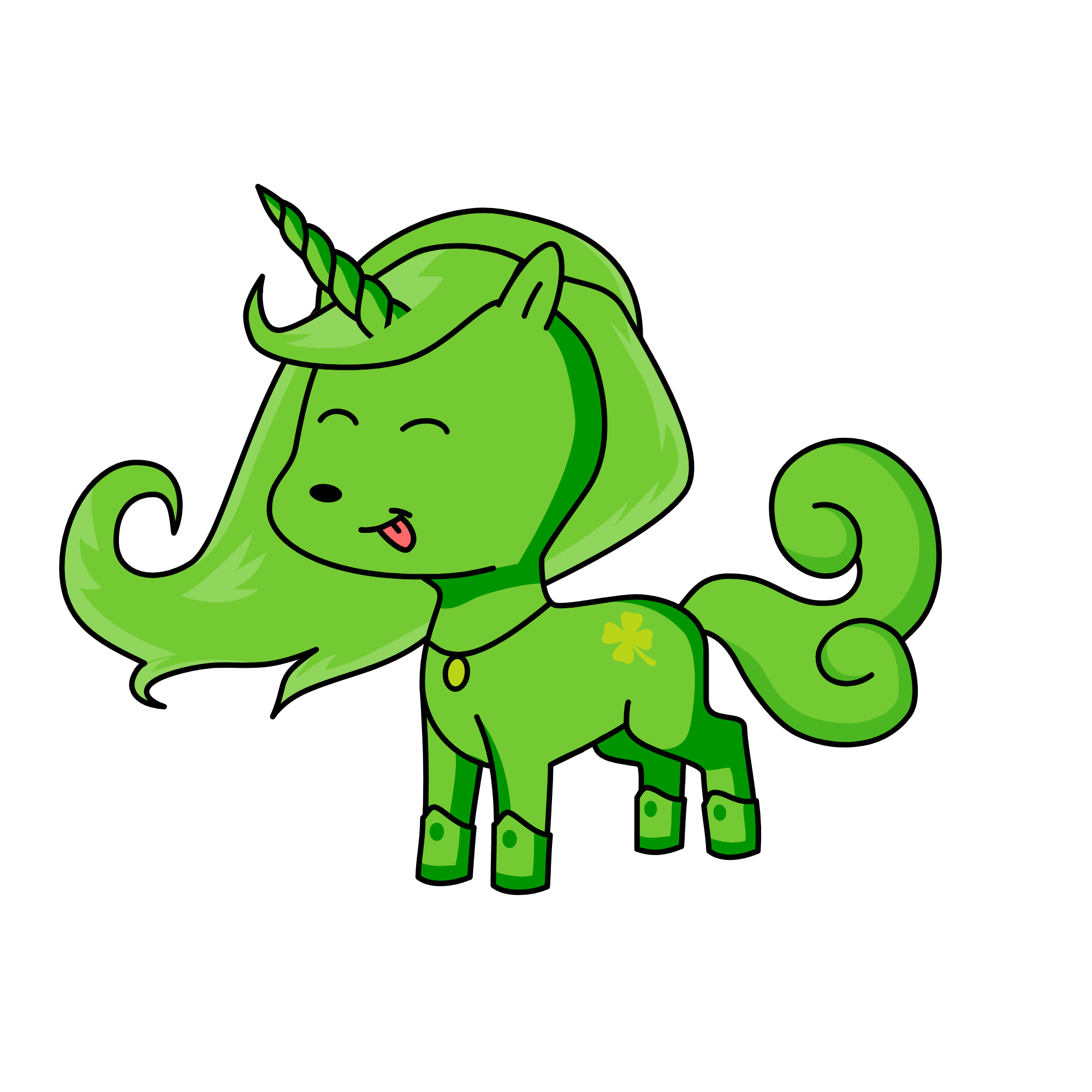 clover, the unicorn