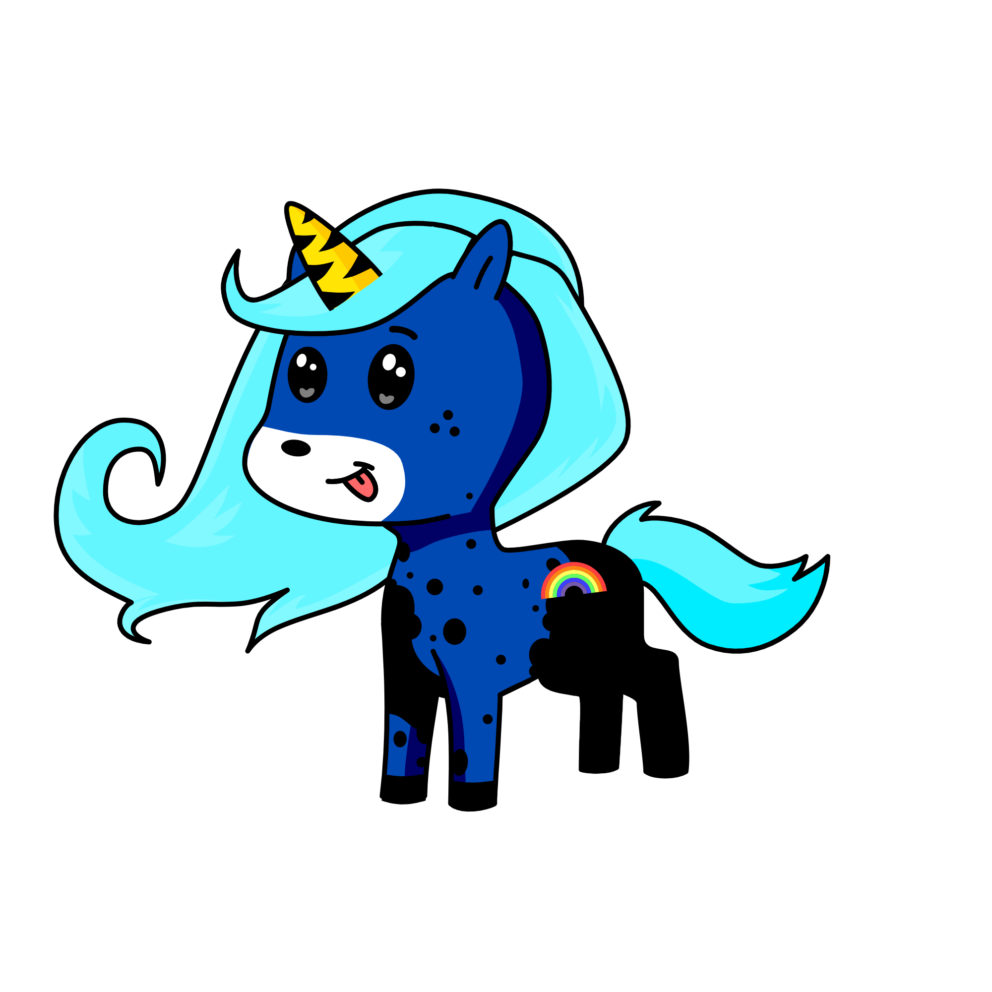 Midnight, the unicorn