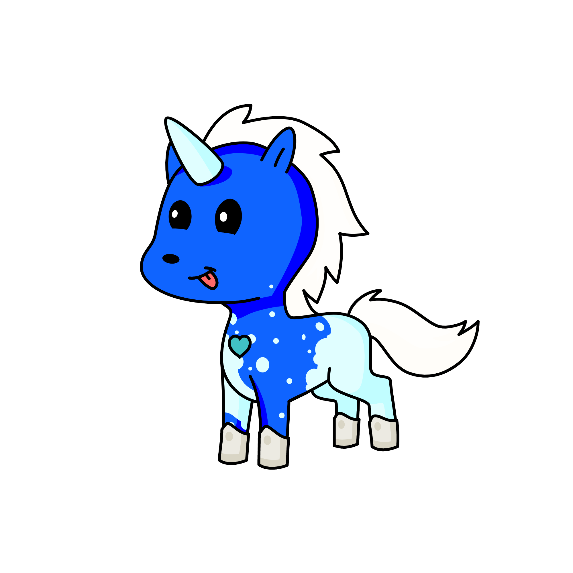 winter, the unicorn