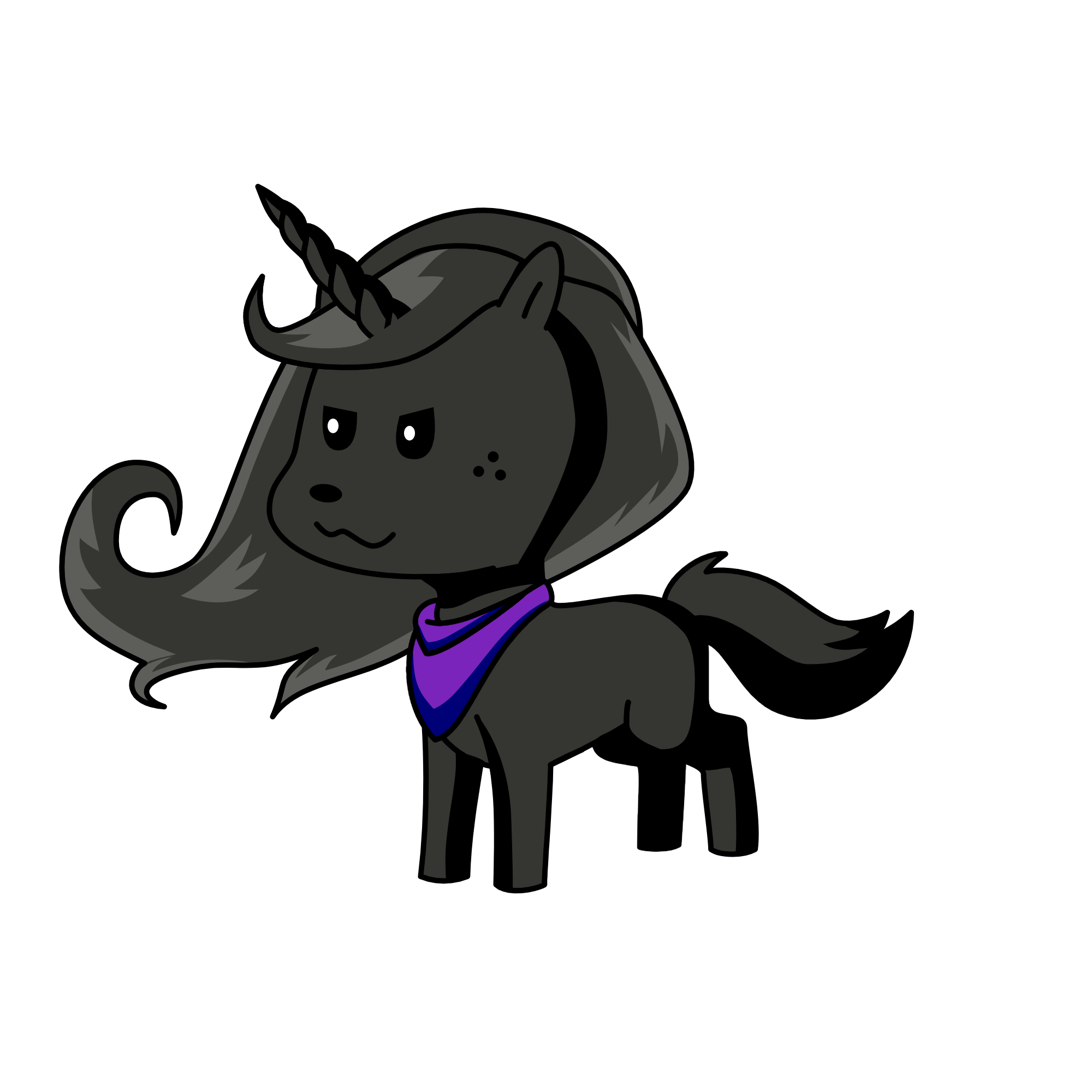 Shady, the unicorn