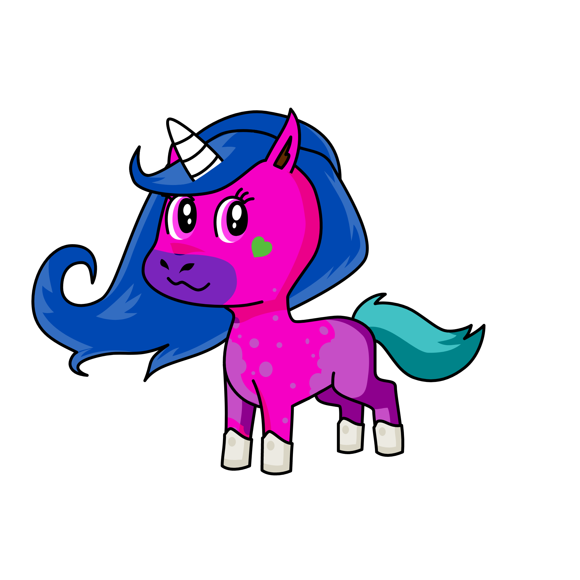painting uni, the unicorn