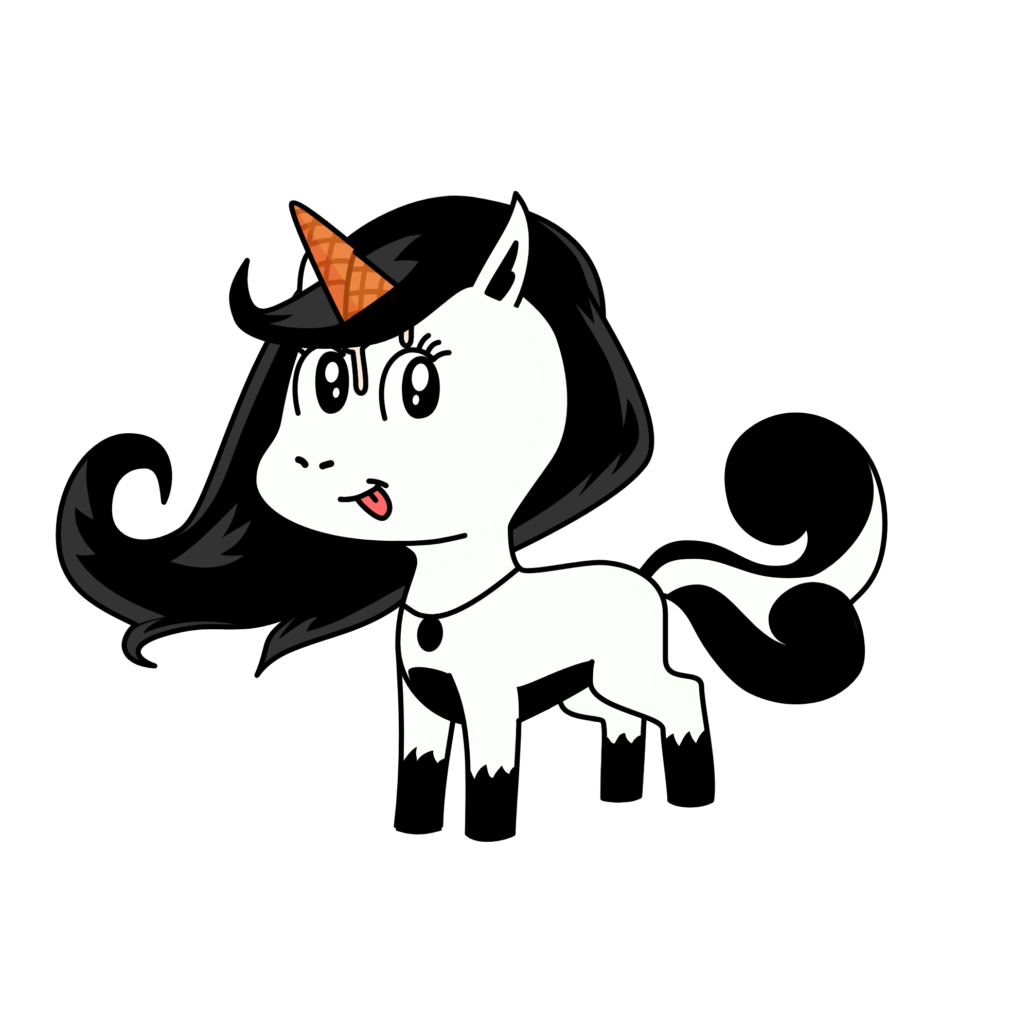 🍦, the unicorn