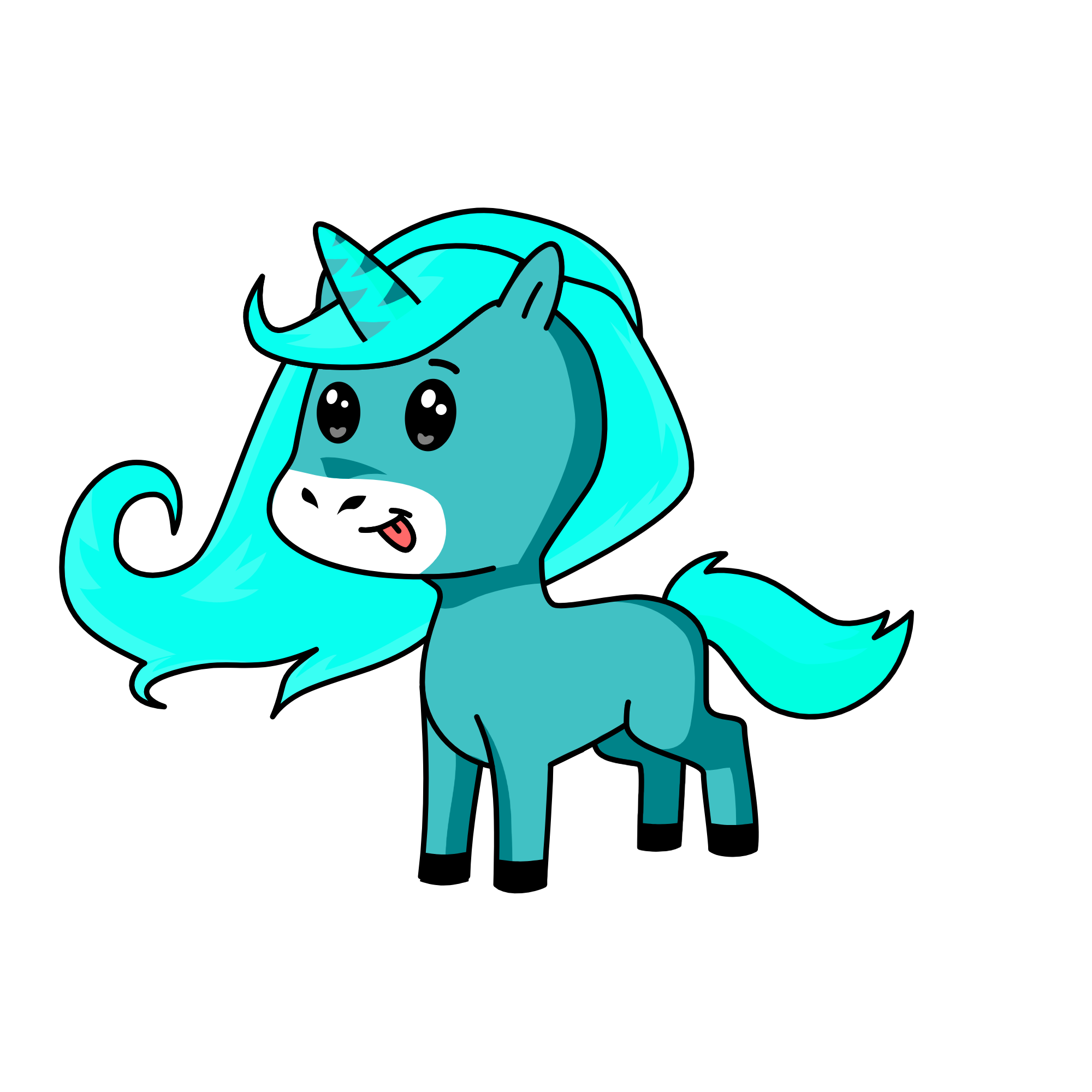 FloofFlooooooooofy, the unicorn