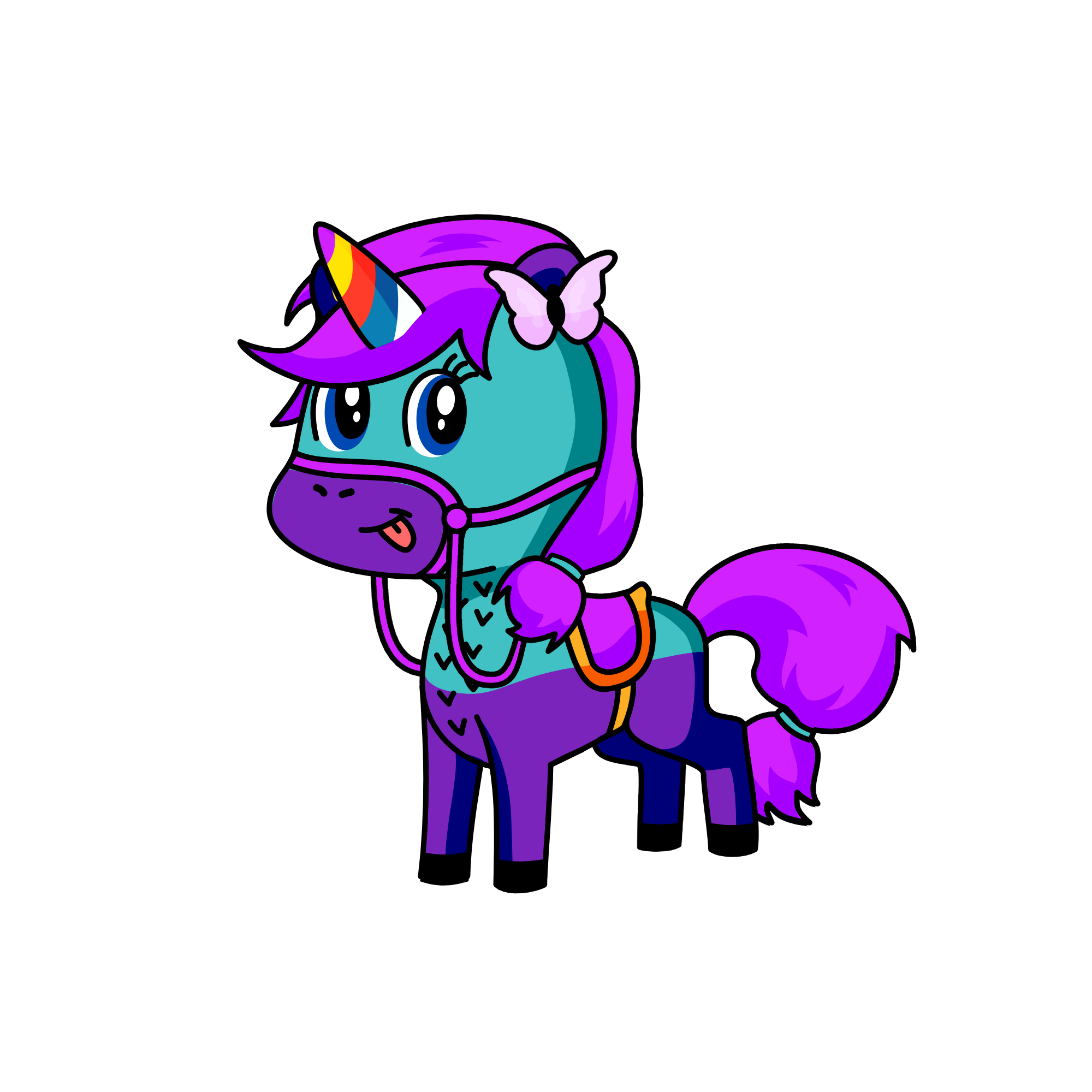Gabby, the unicorn