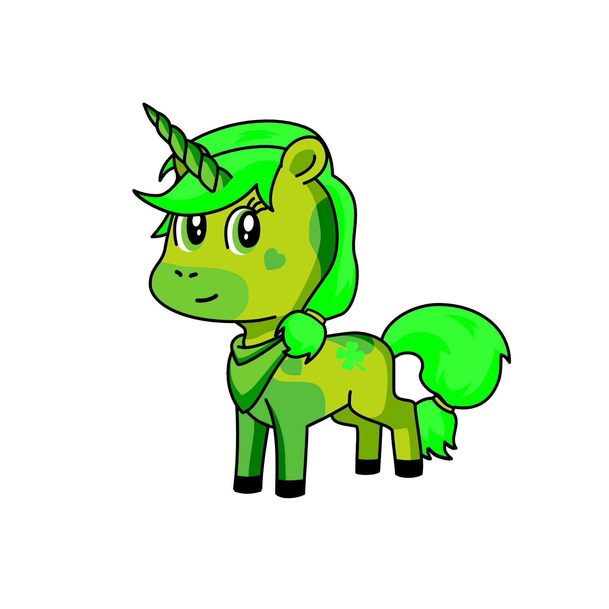 Lucky, the unicorn