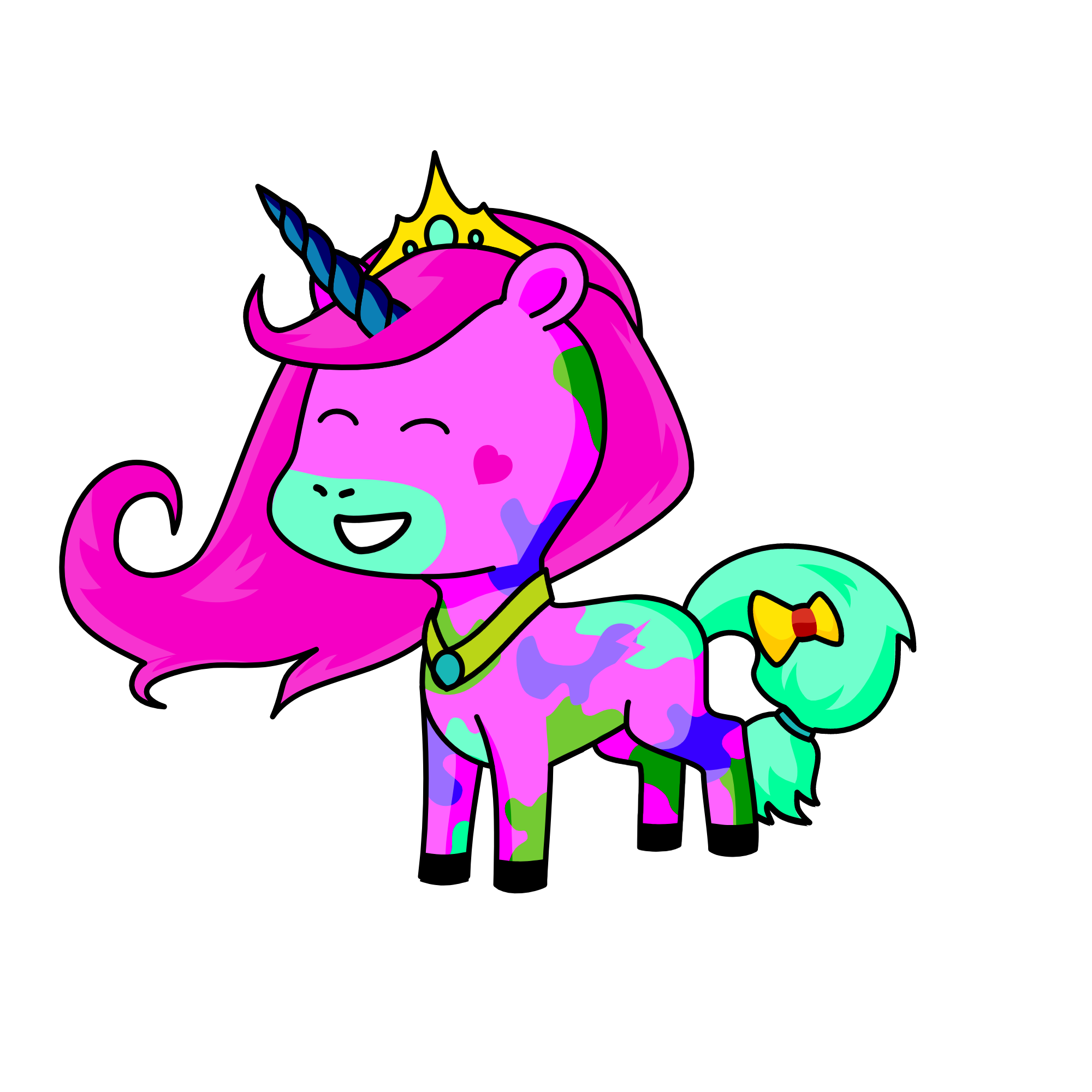 flower, the unicorn
