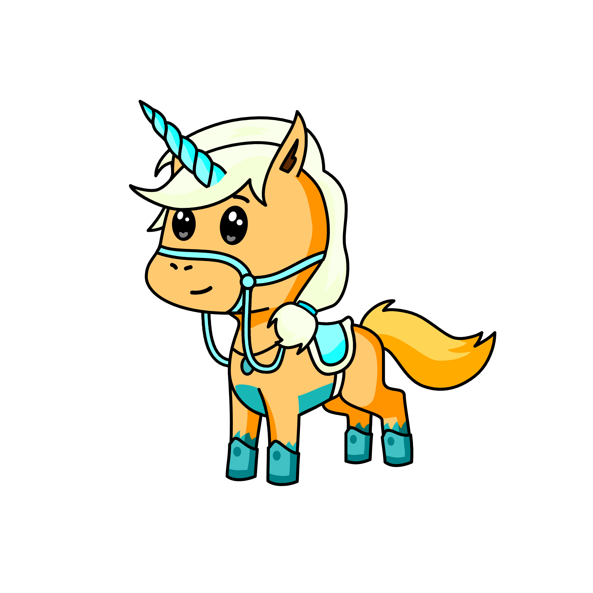 Snowy, the unicorn