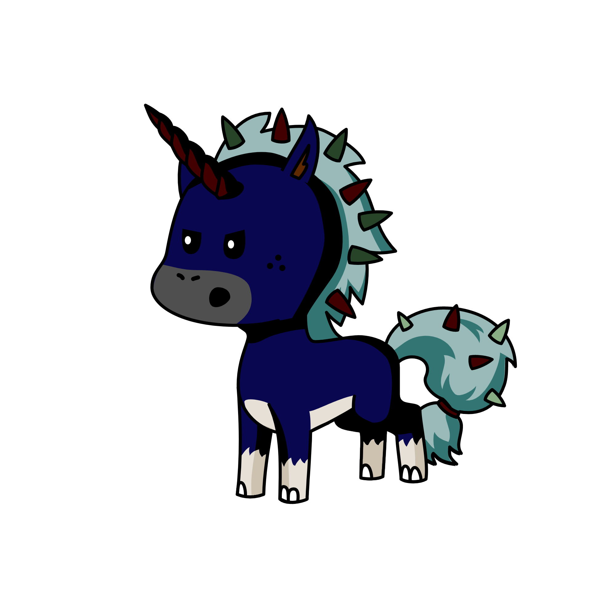 Shadow, the unicorn