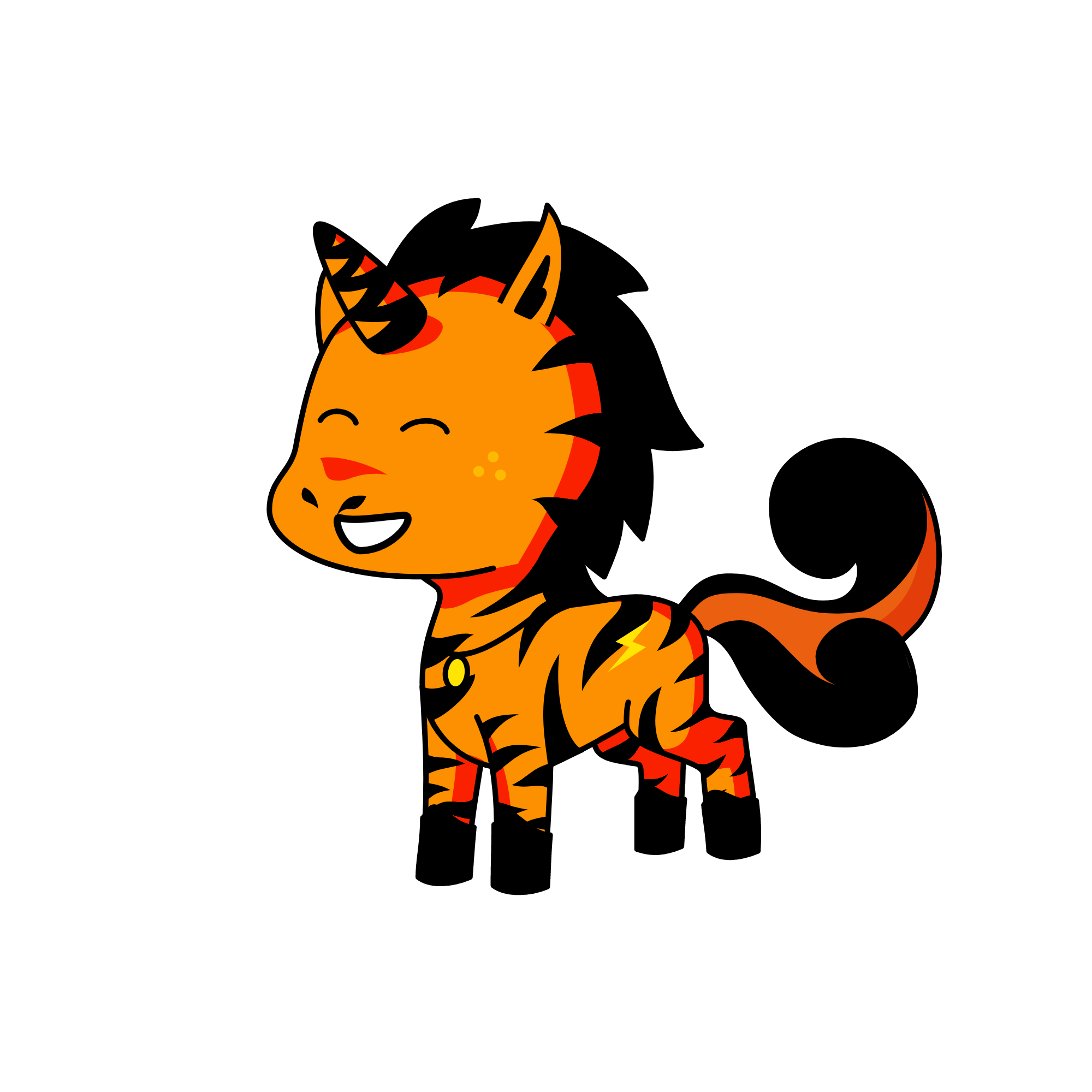 tiger, the unicorn