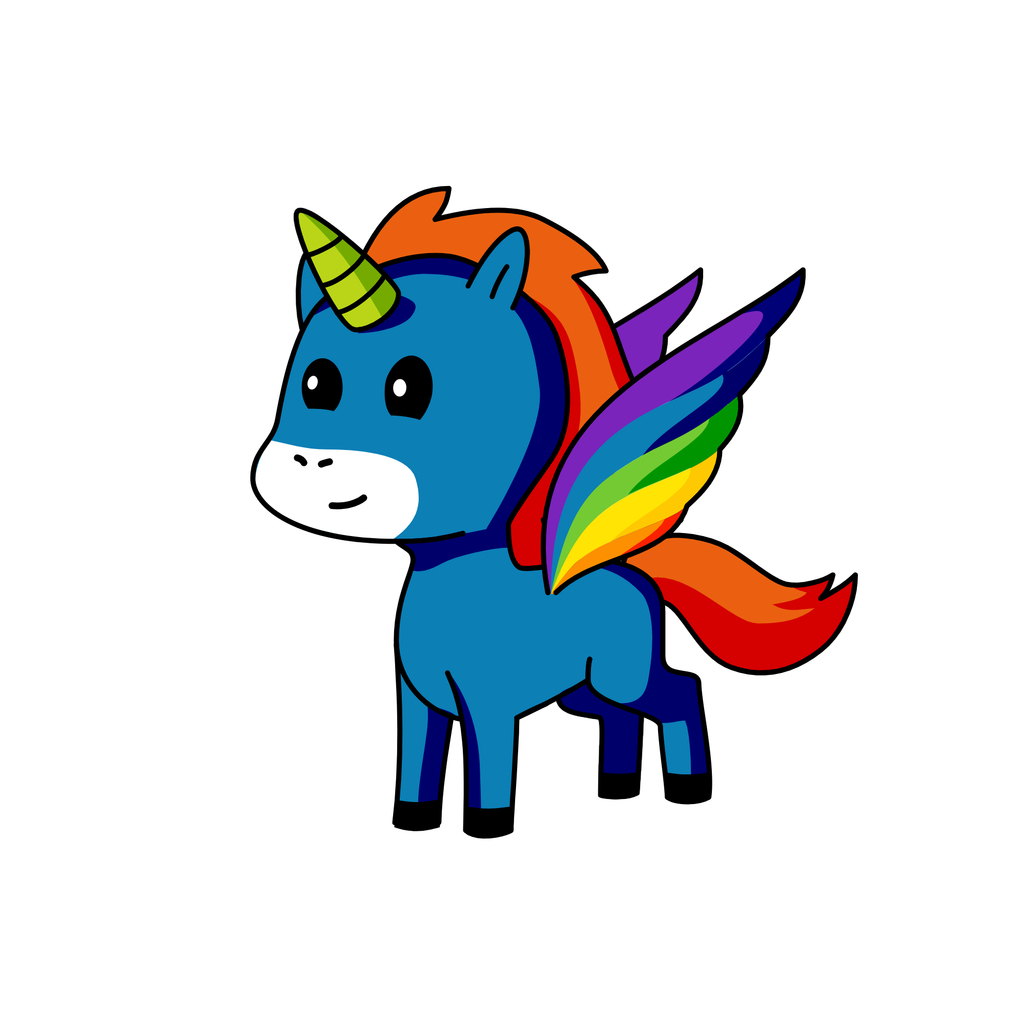 TELL ME to get wings go to the tab about then scroll to the bottom you will see a wing ad clike it., the unicorn
