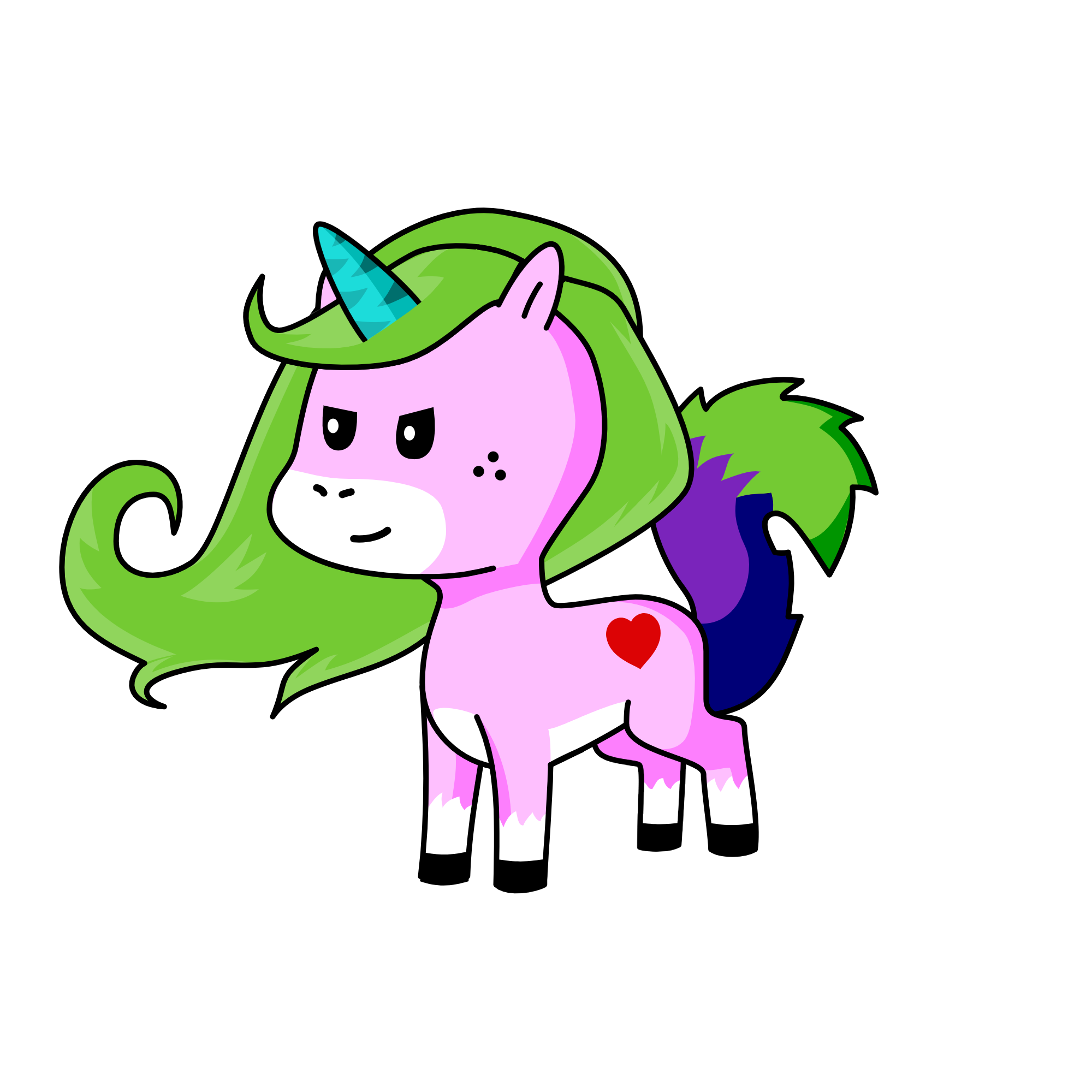 The girl who won every game of Go Fish๐๐ ๐ก, the unicorn