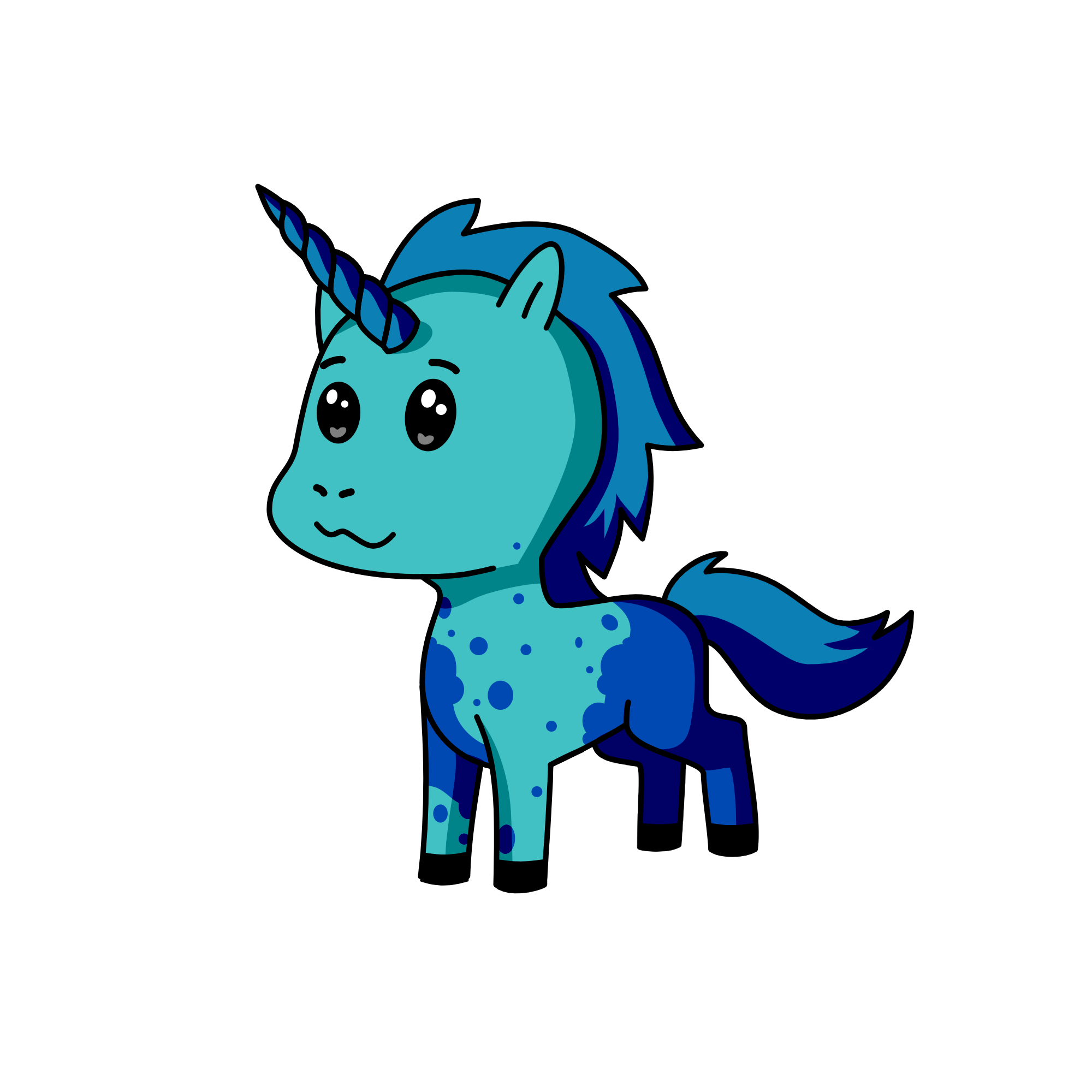 Aqua, the unicorn