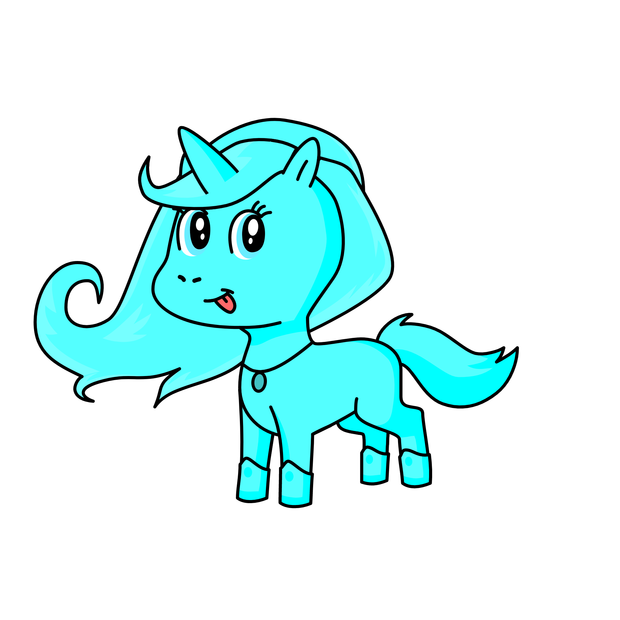 cloudy, the unicorn