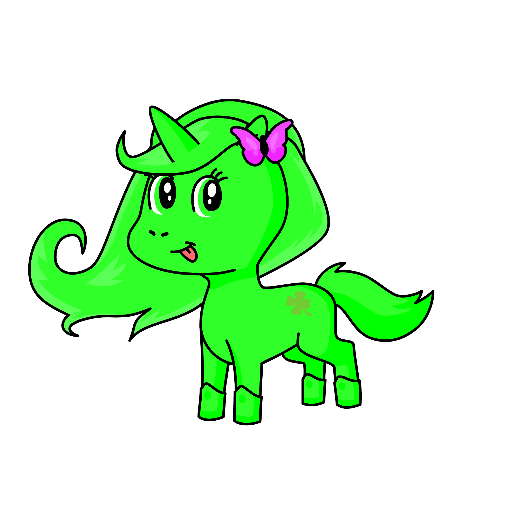 Spring, the unicorn