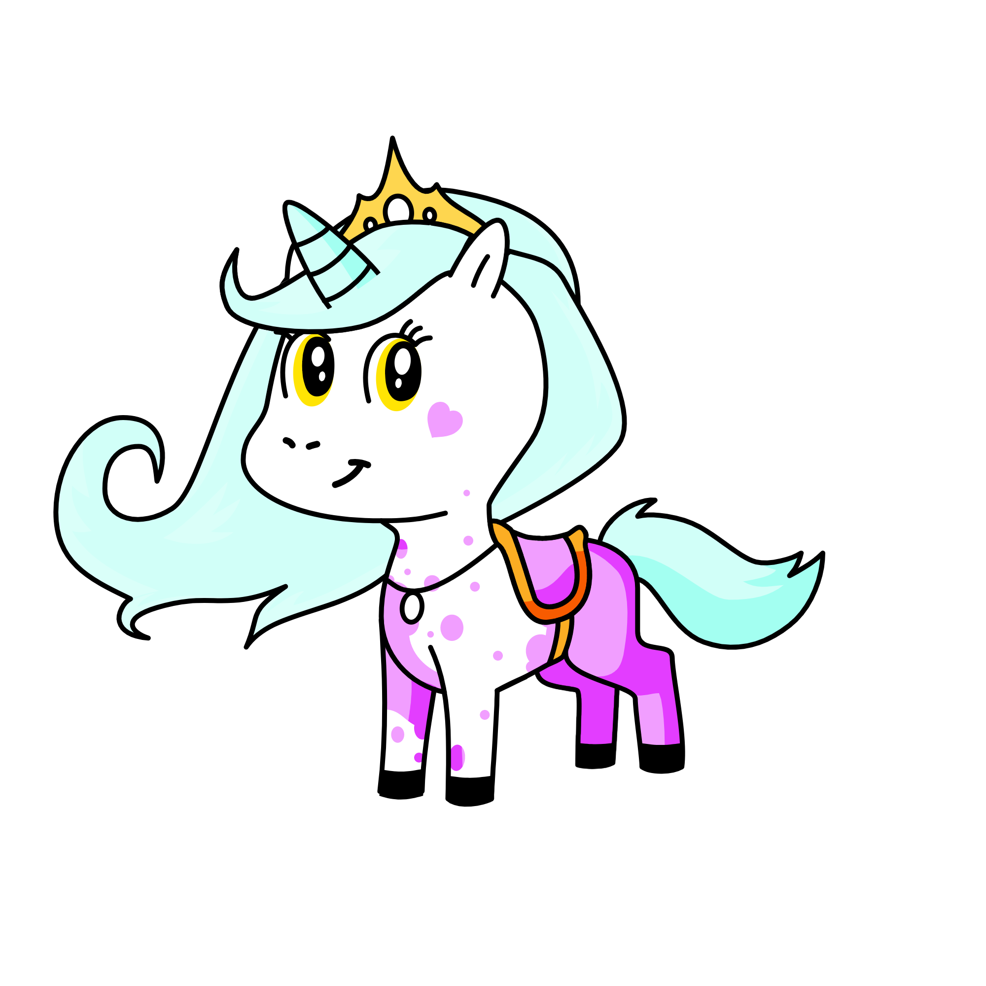 Minty, the unicorn