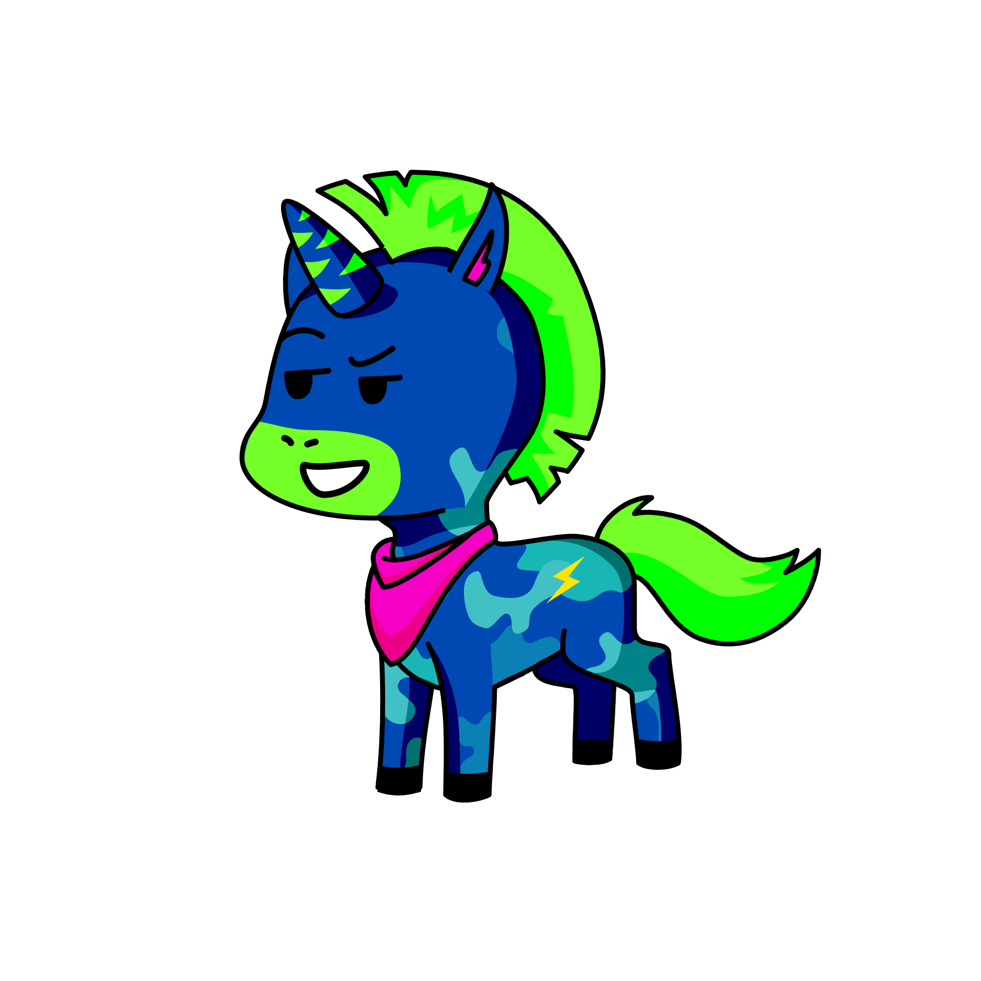 Joey + Tabitha, the unicorn