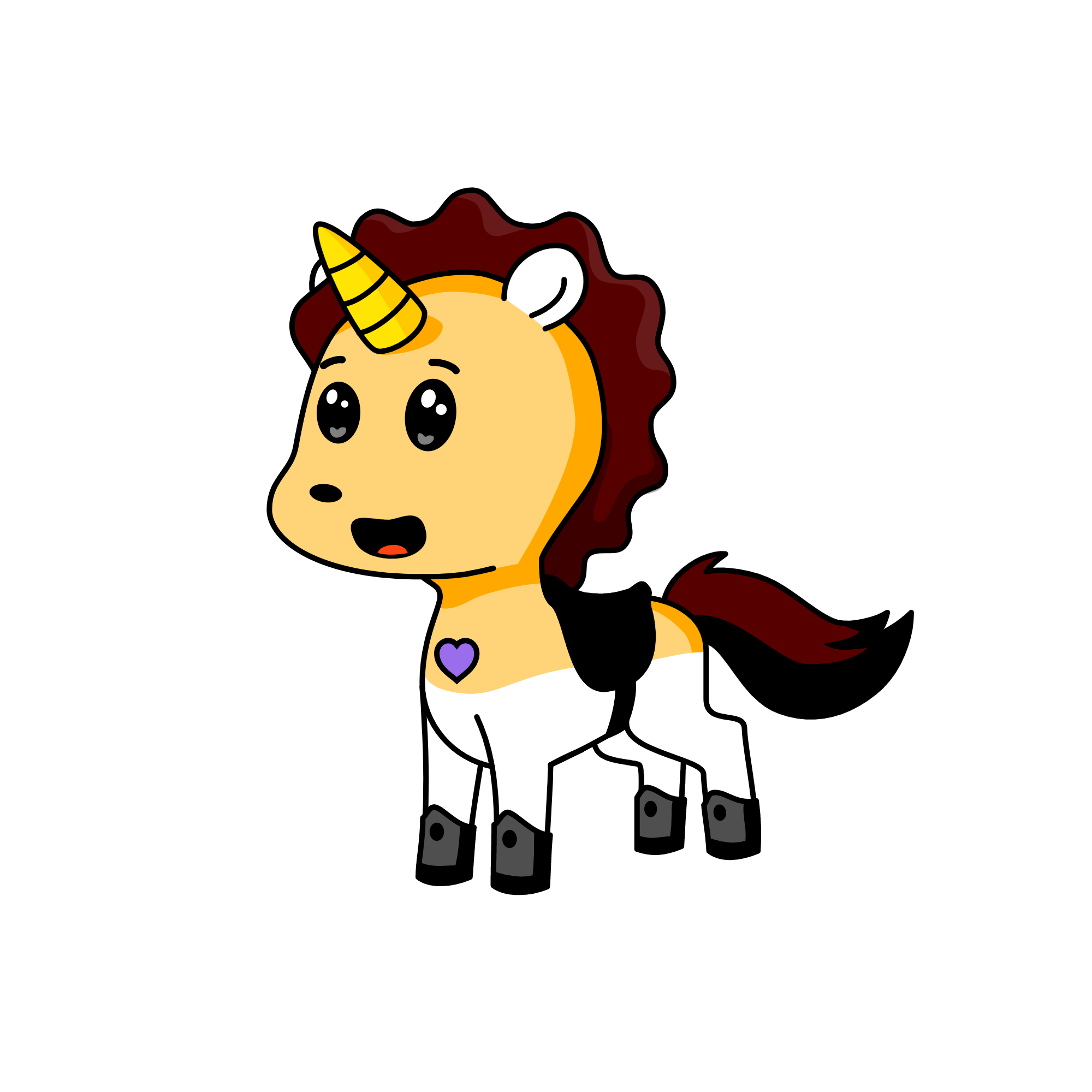 v, the unicorn