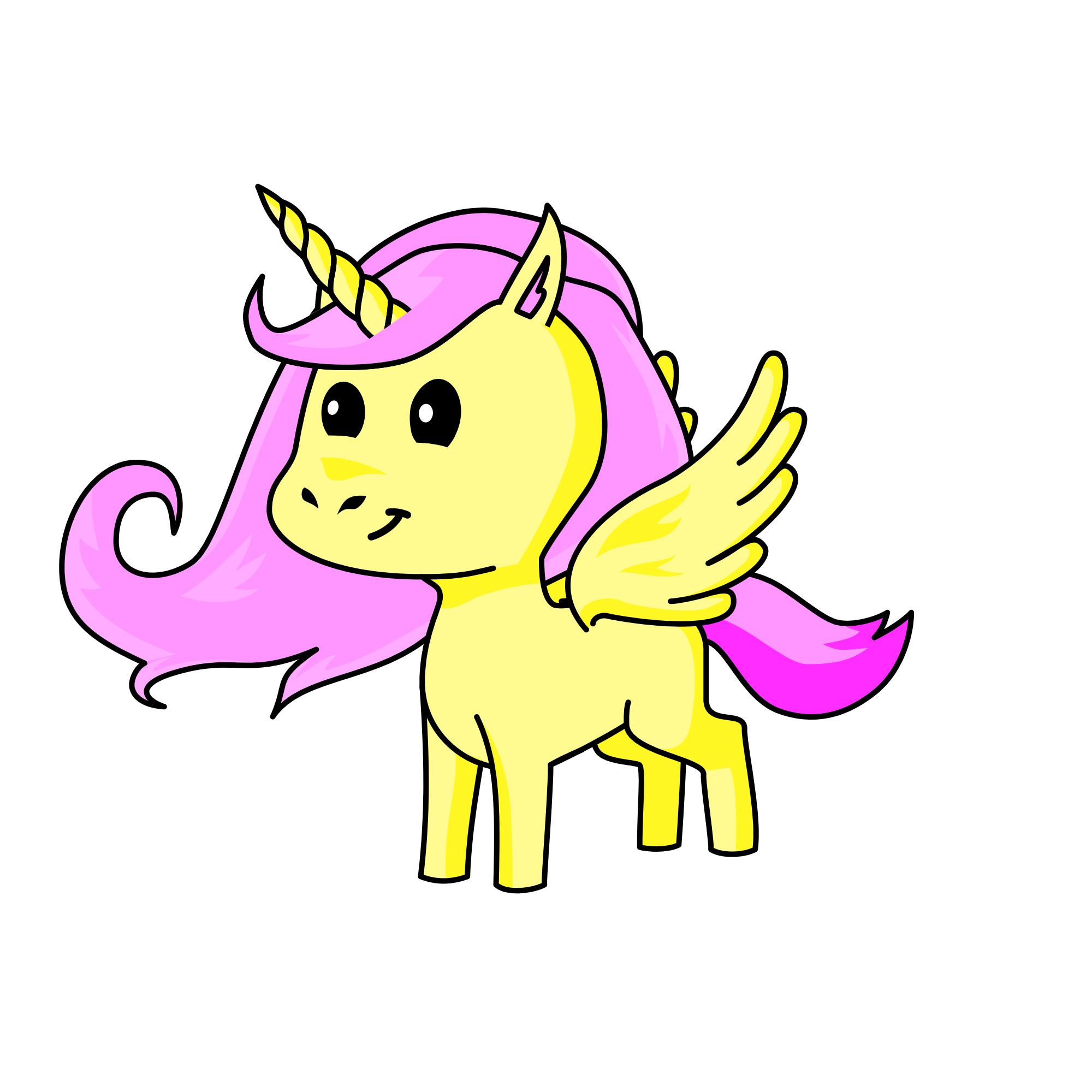Flutter bat , the unicorn