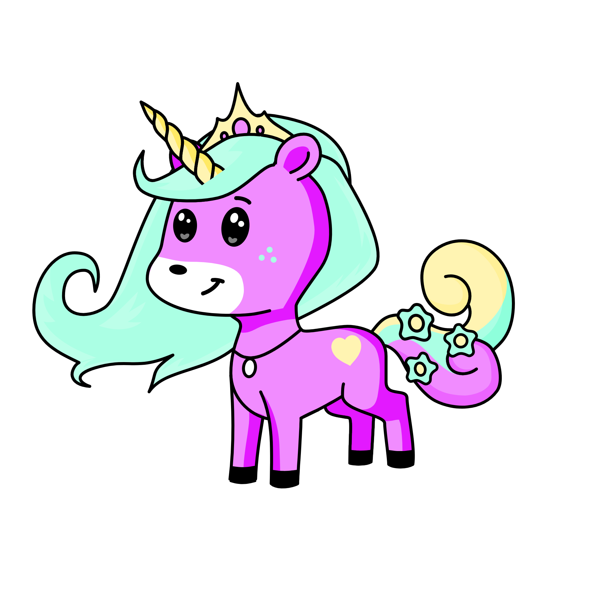 candy, the unicorn