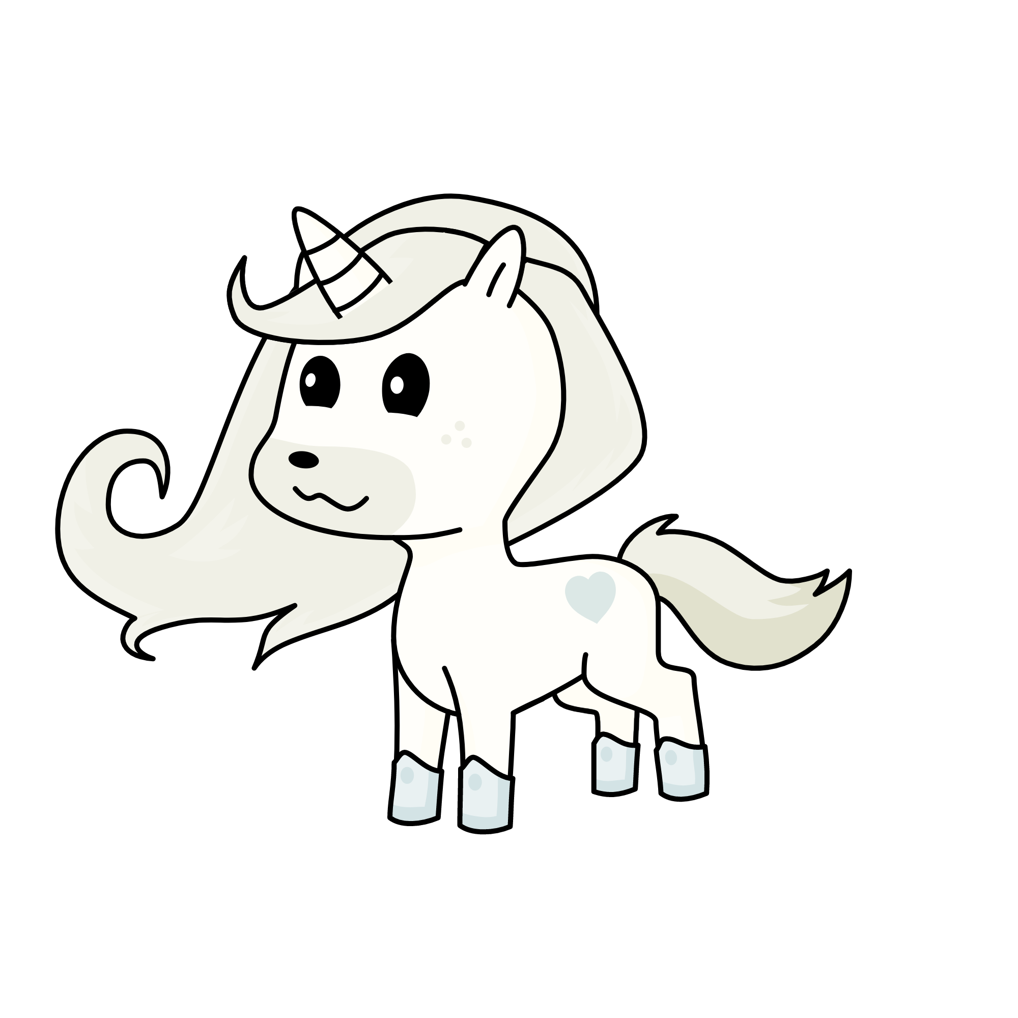 Snowy, the unicorn
