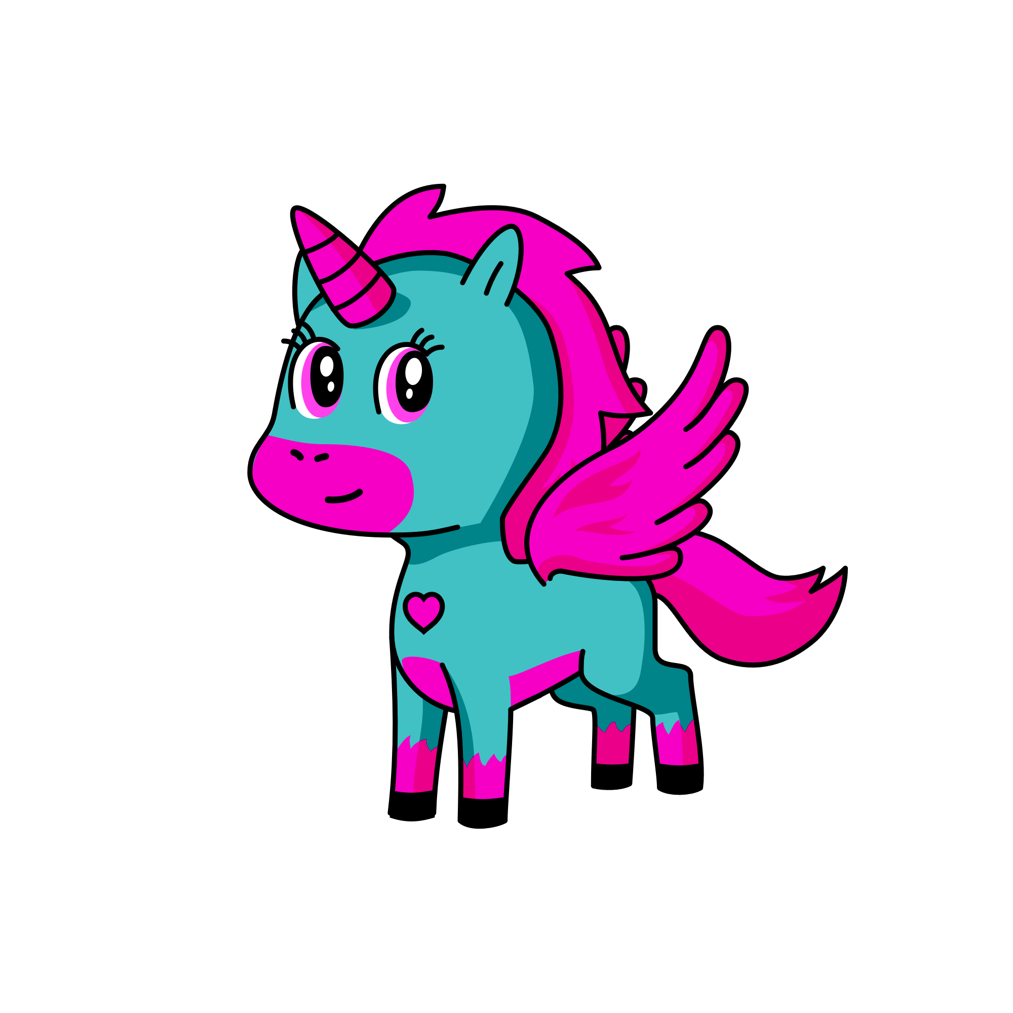 cotton candy , the unicorn
