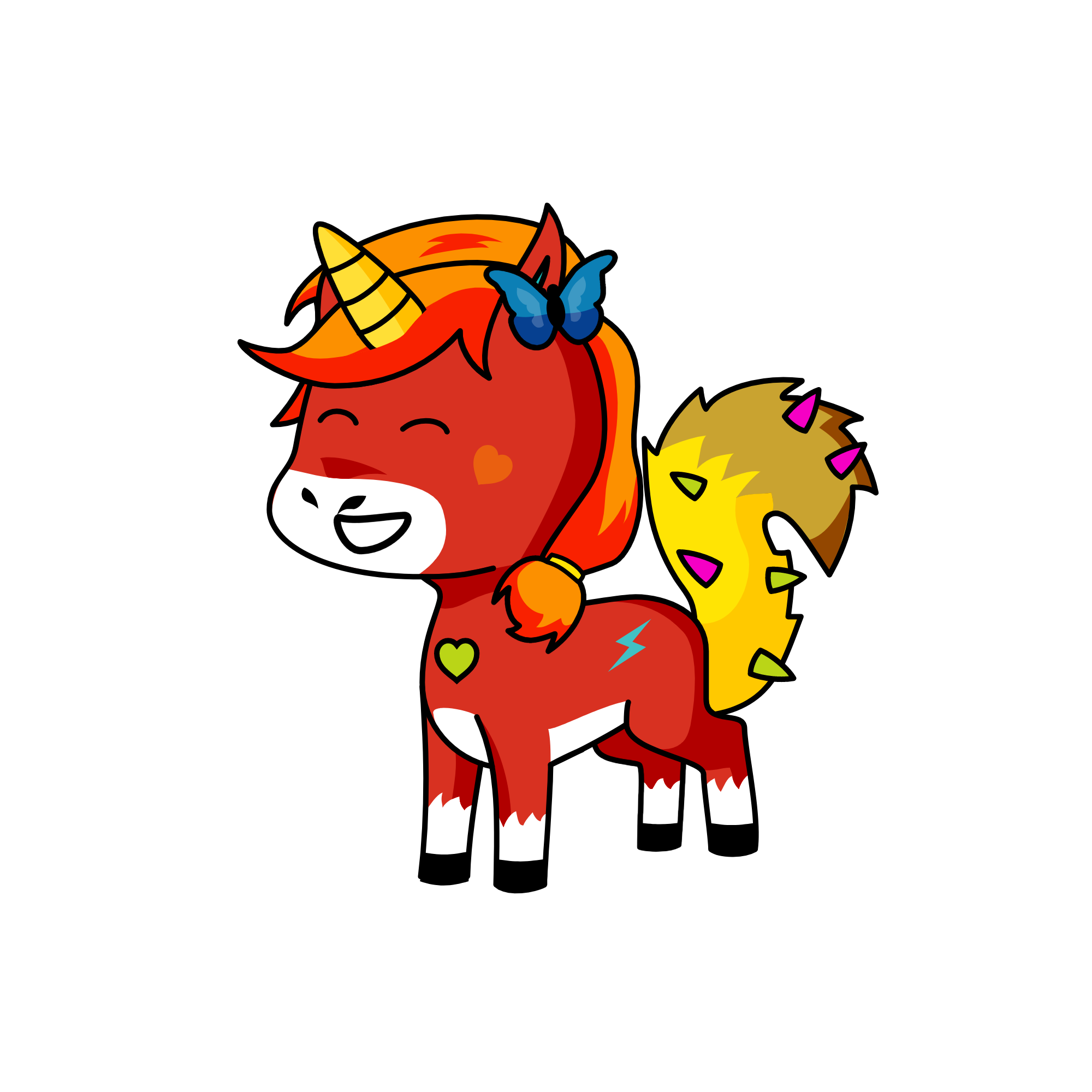 123456789 10, the unicorn