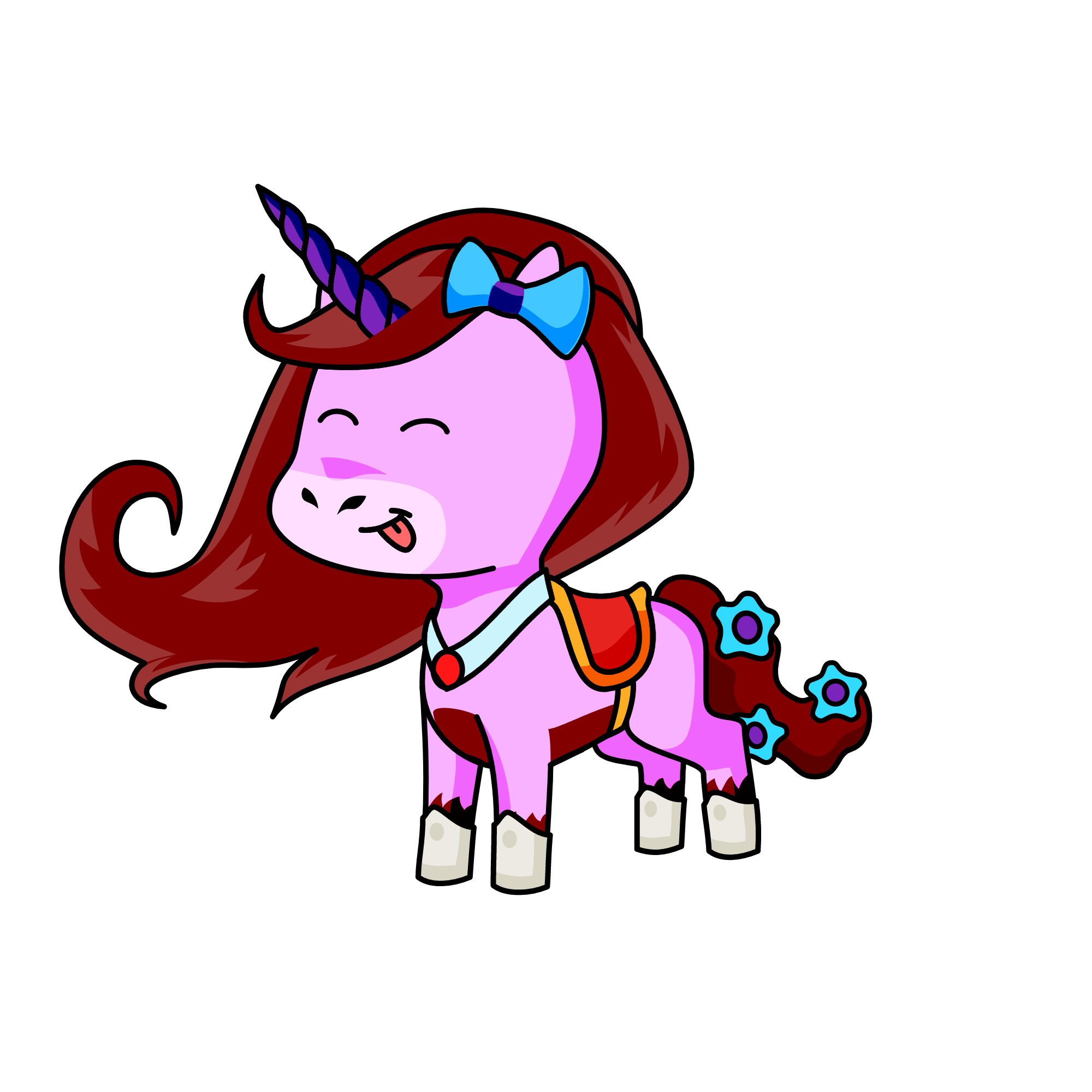 Ellas first unicorn, the unicorn