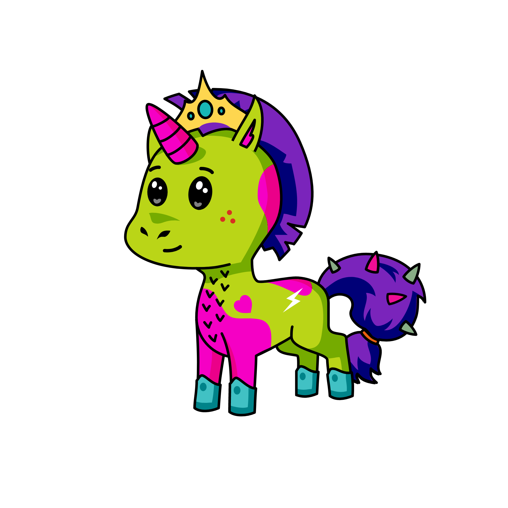 134, the unicorn