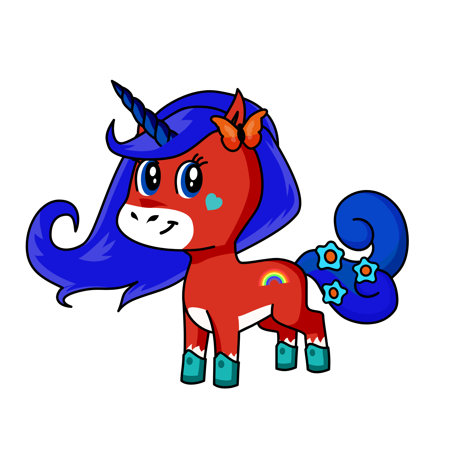 gold star, the unicorn