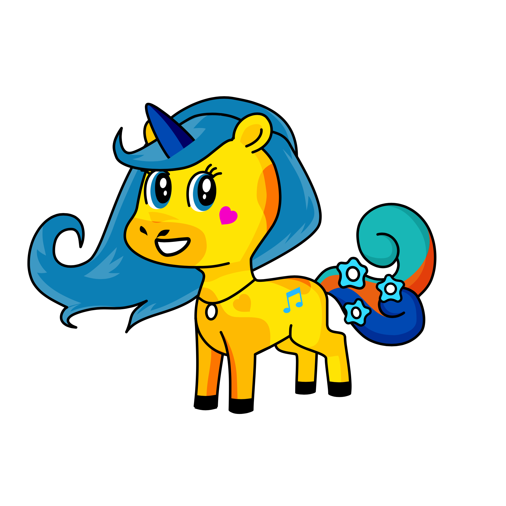 Mishti, the unicorn