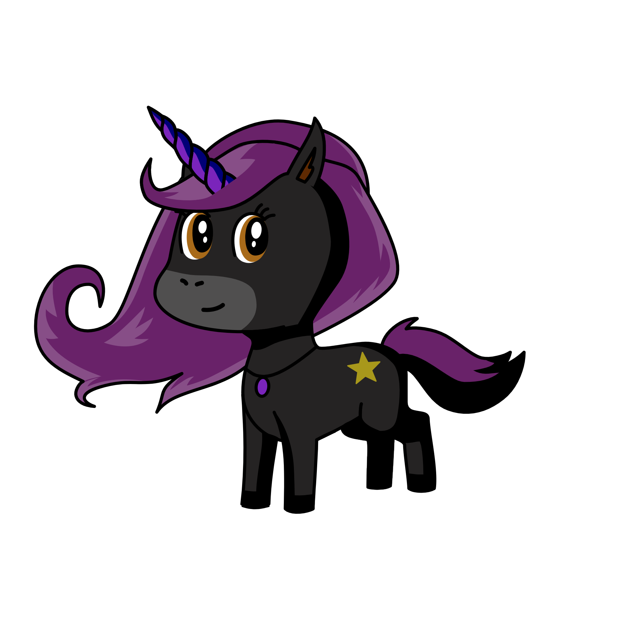 Mystic Shadow, the unicorn