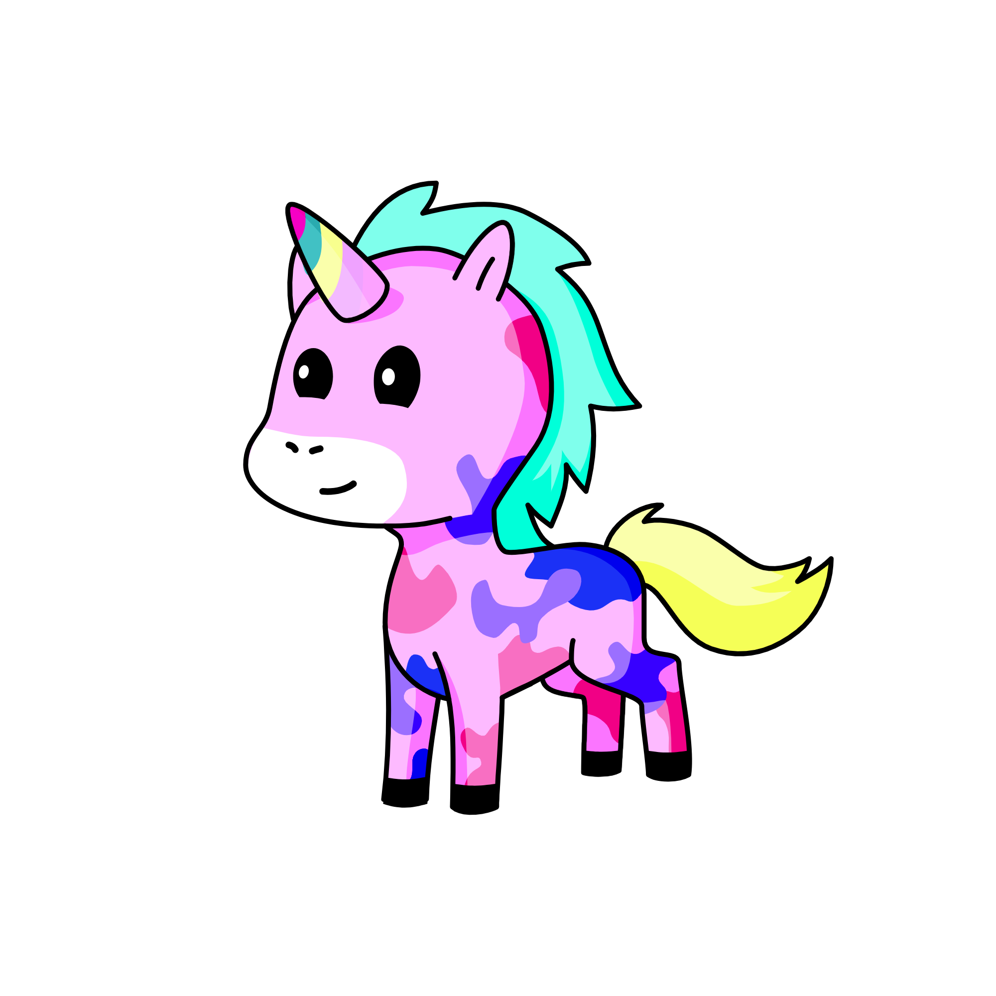 Easter, the unicorn