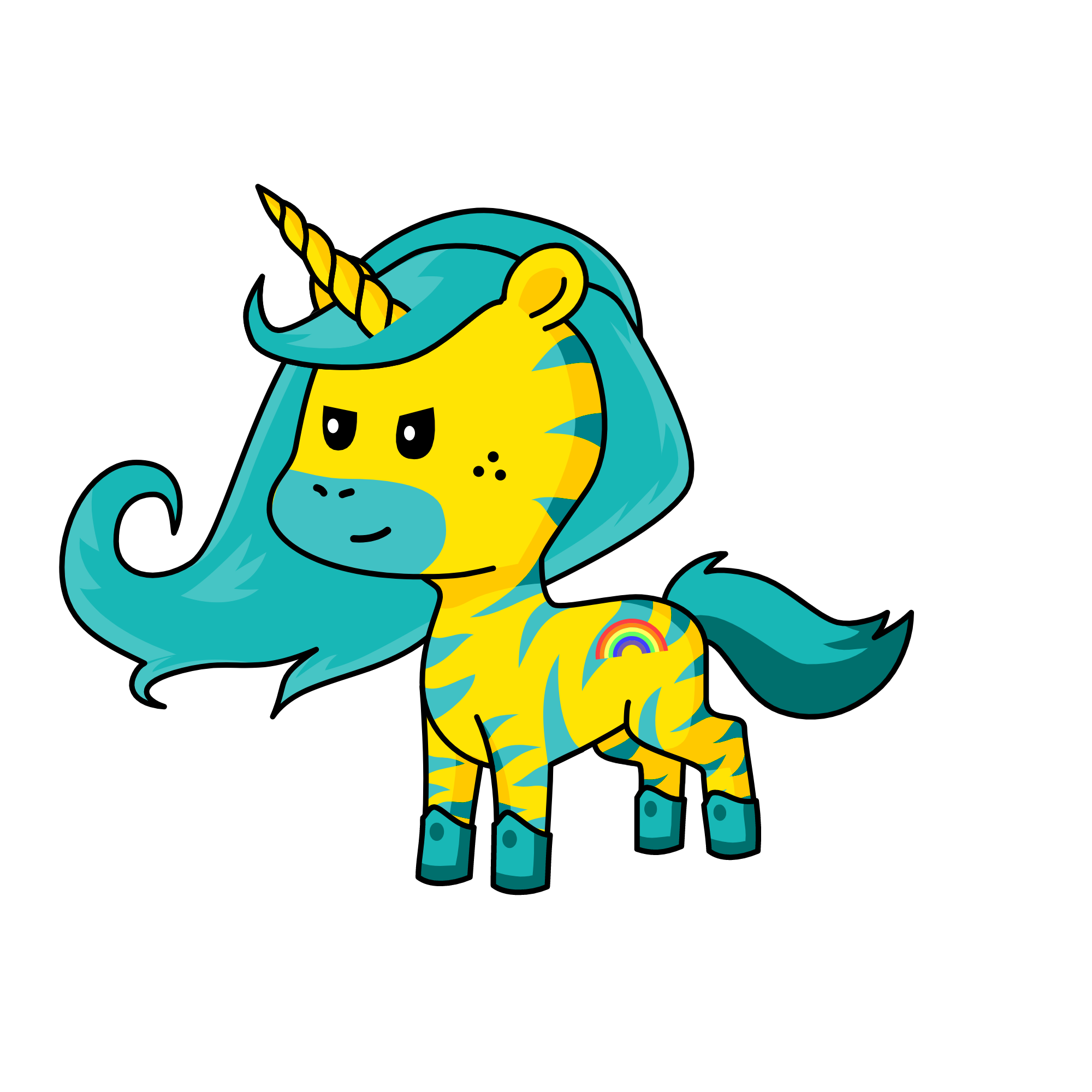 sun and sky, the unicorn