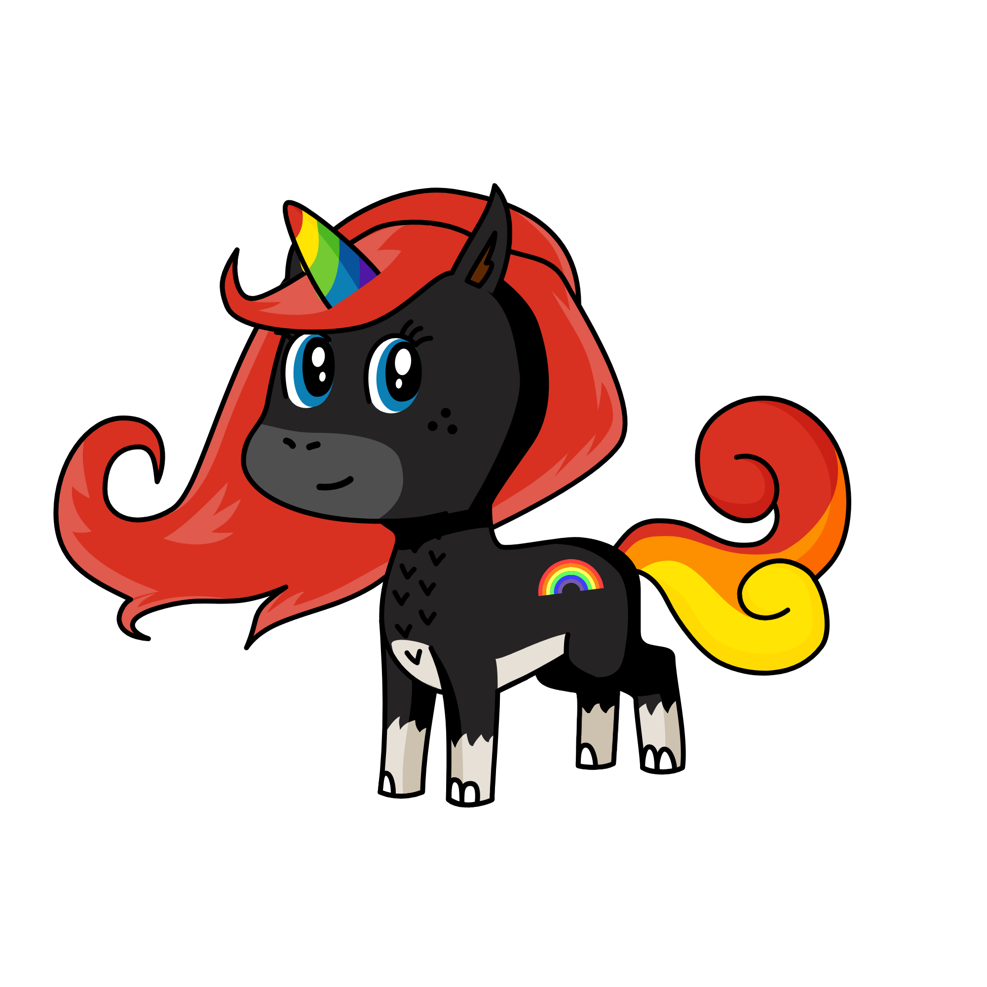 dark lilie, the unicorn