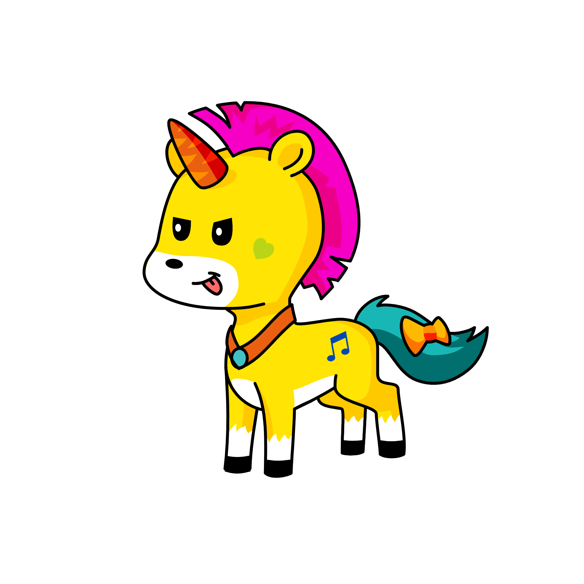 Dino Nugges, the unicorn