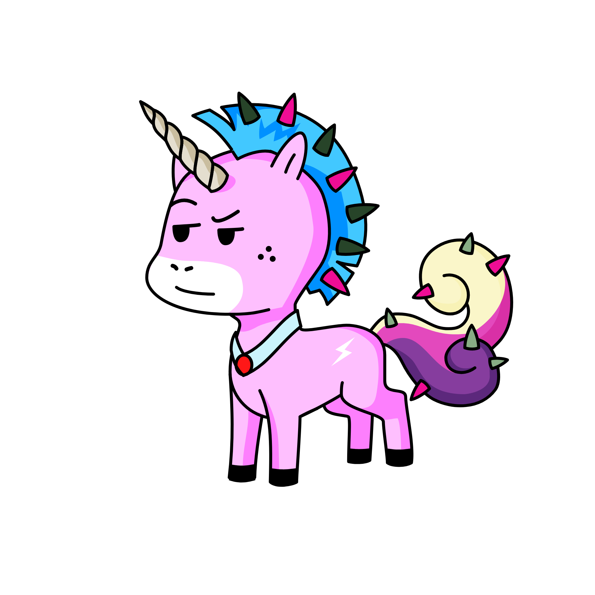 gece, the unicorn