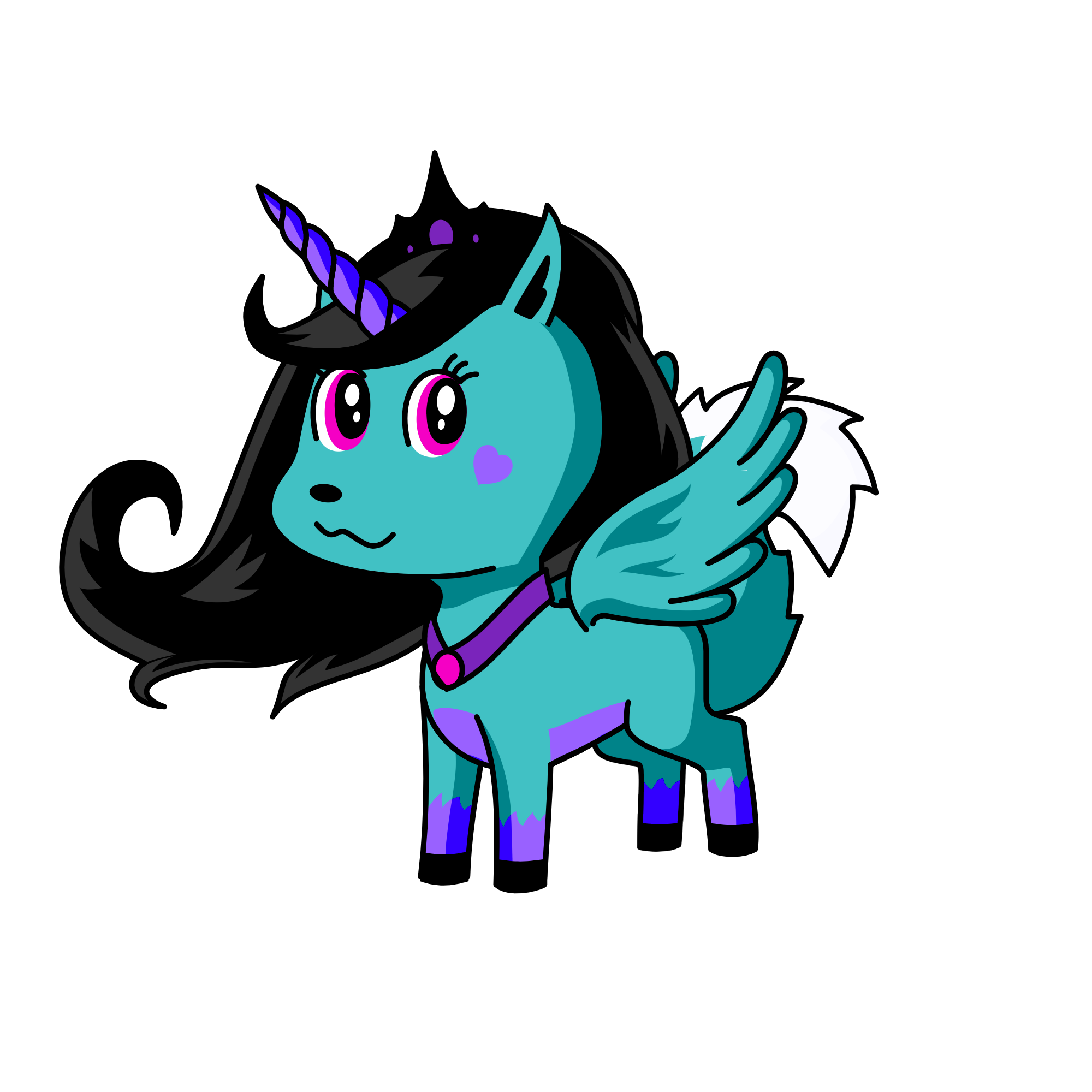 Skye (Versión Unicornio) 🐺🐺🦄, the unicorn