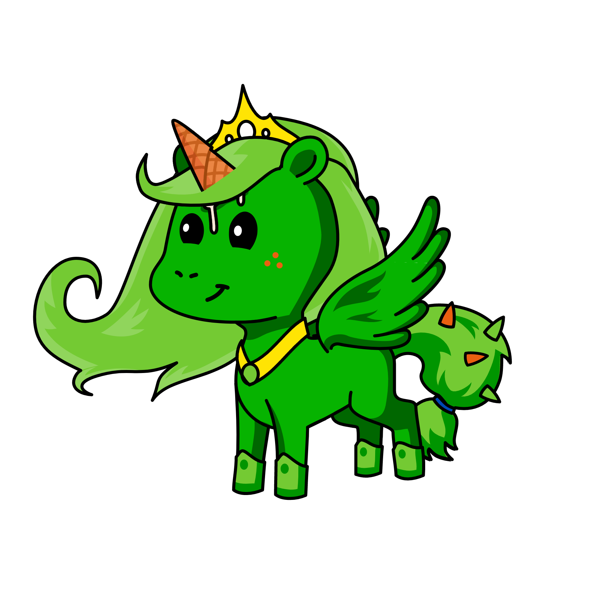 Princess of the Desert, the unicorn