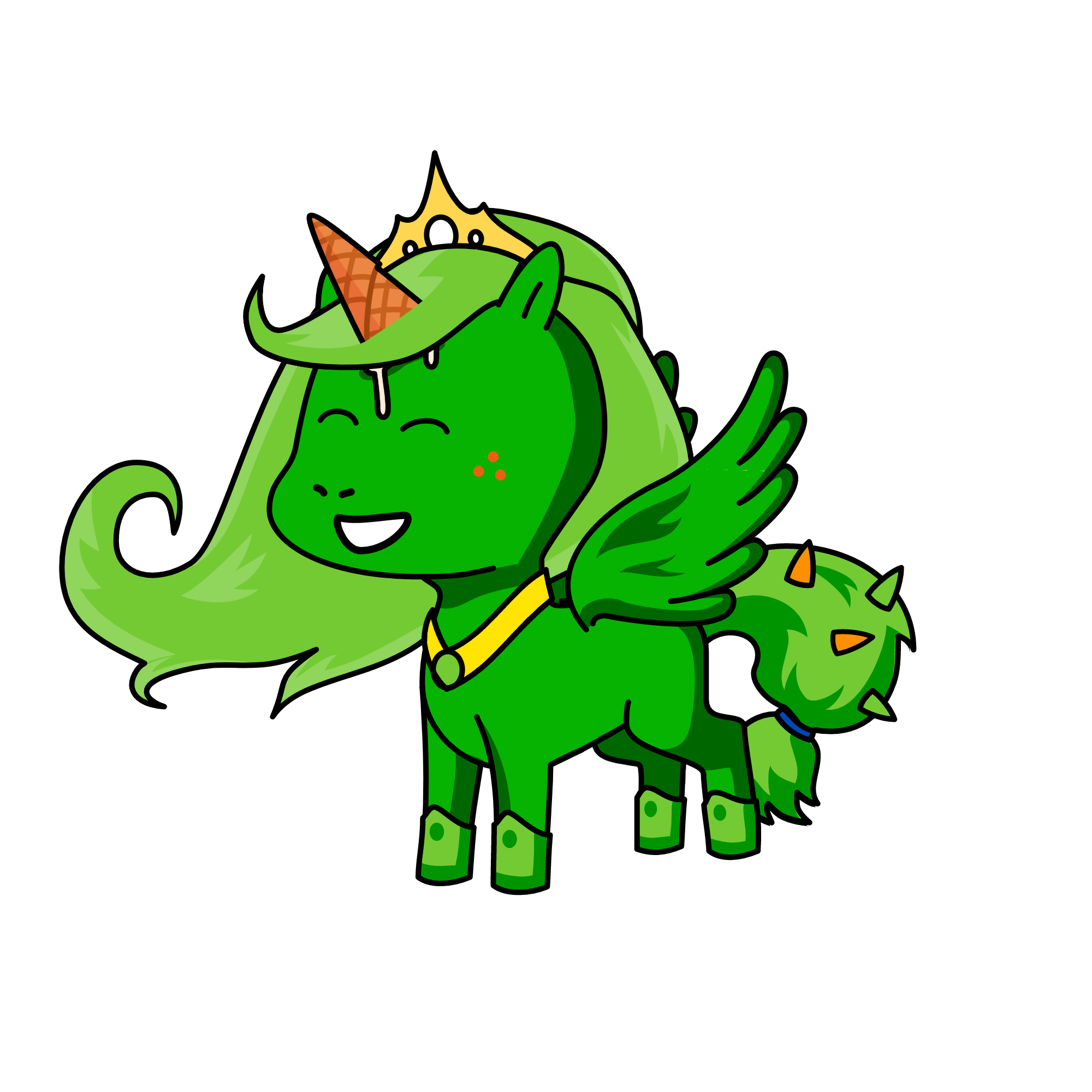 Princess of the Desert, the unicorn